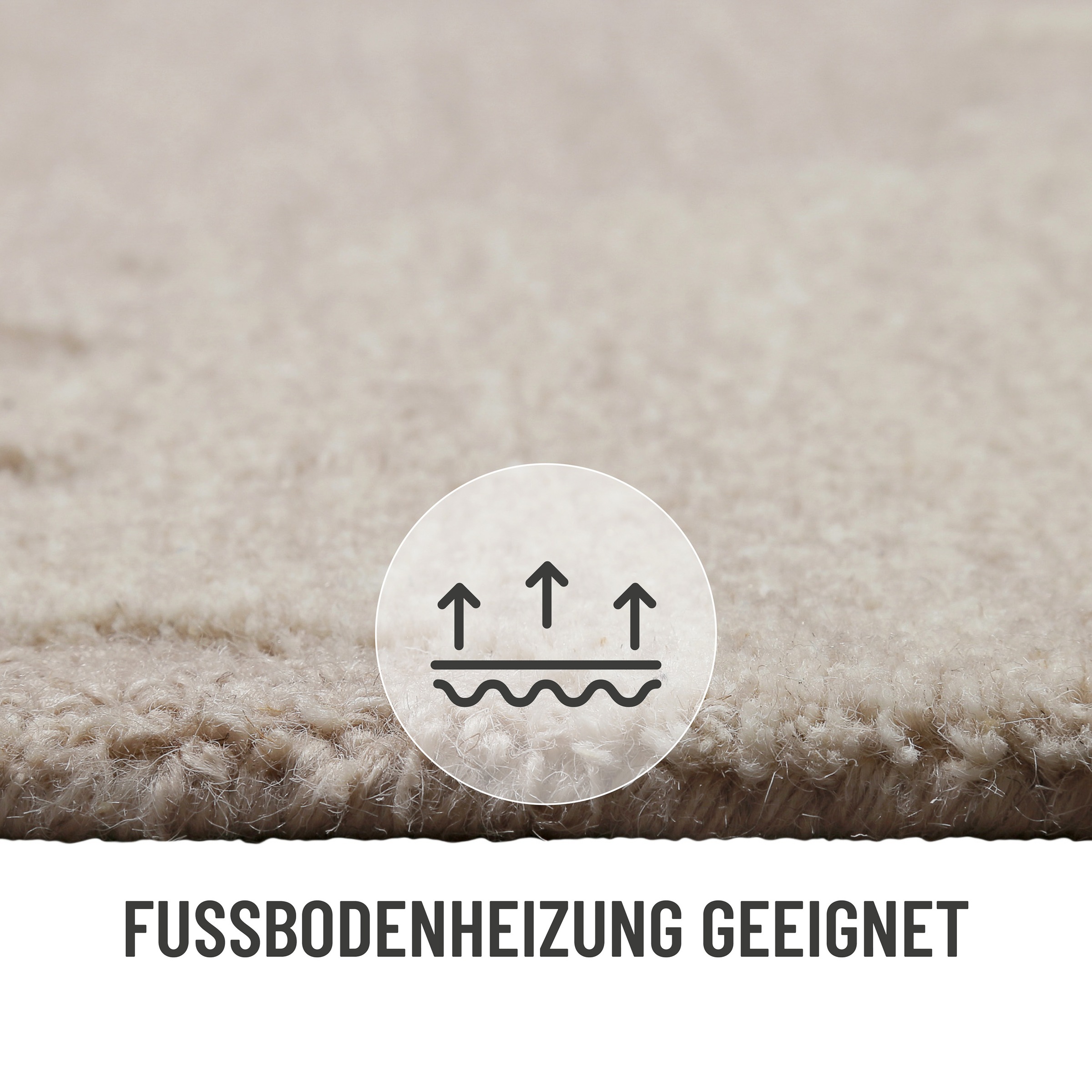 Wecon home Teppich »Sally«, rechteckig, 7 mm Höhe, handgefertigt, gestreift, pflegeleicht, Wolle, Wohnzimmer, Esszimmer