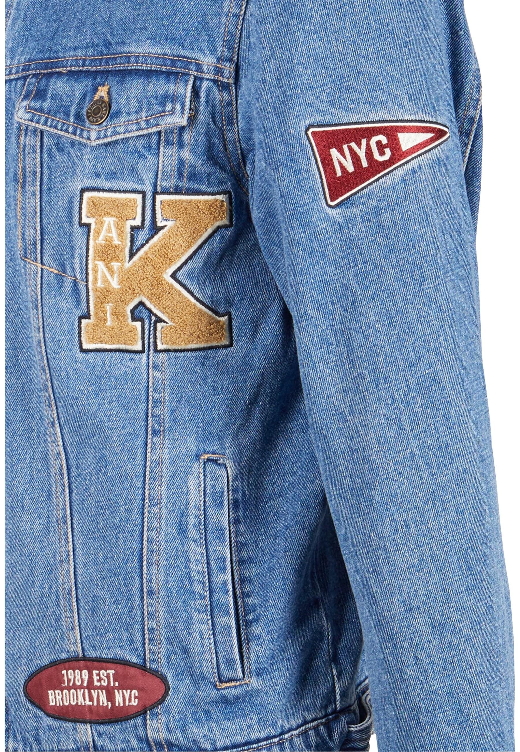 Karl Kani Jeansjacke »Karl Kani Herren KM224-030-1 KK OG Patched Denim Jacket« 1 Stk. tlg. ohne Kapuze