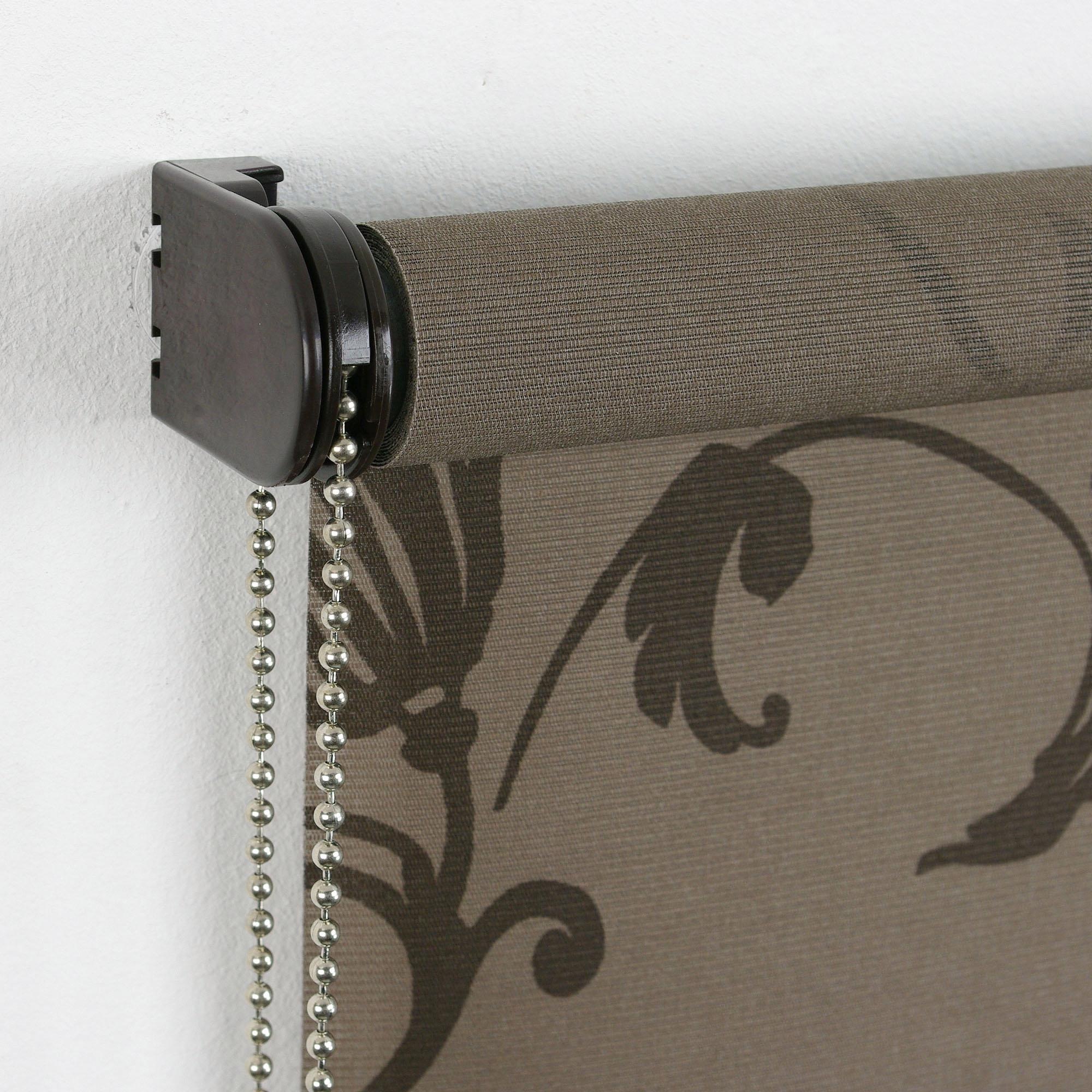 Liedeco Seitenzugrollo »Natur Dekor« Lichtschutz mit Bohren/ohne Bohren günstig online kaufen