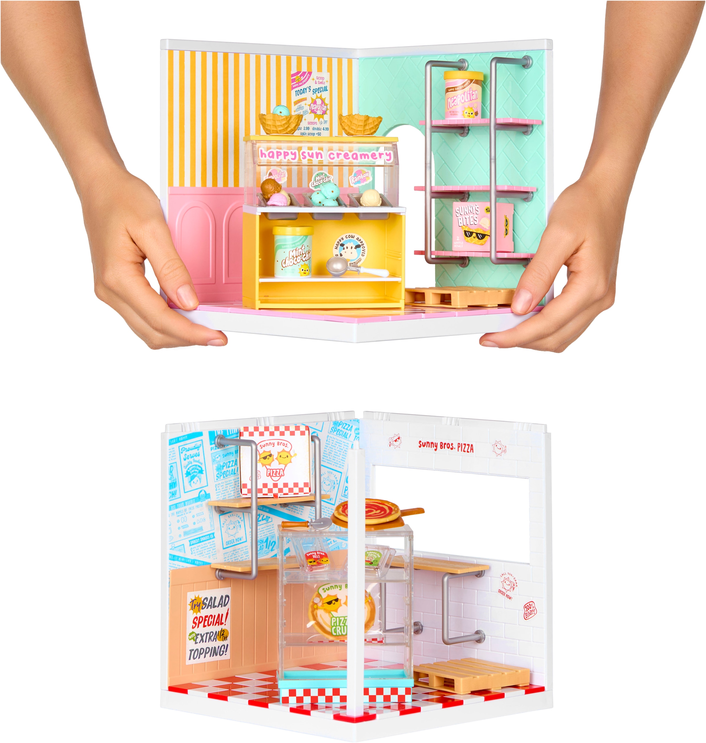 MGA ENTERTAINMENT Kreativset »MGA's Miniverse - Spaces Starter Pack- Ice Cream«