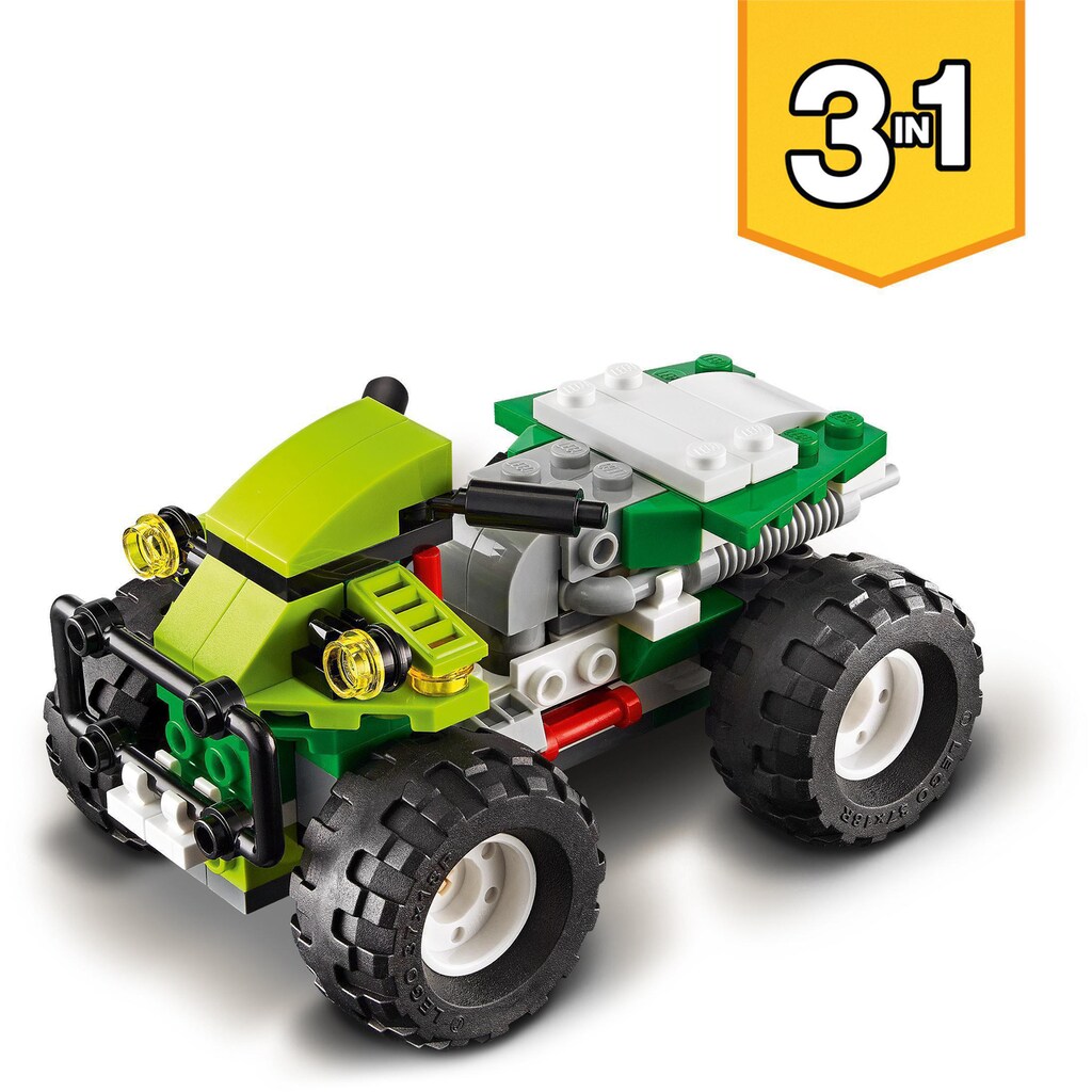 LEGO® Konstruktionsspielsteine »Geländebuggy (31123), LEGO® Creator 3in1«, (160 St.)