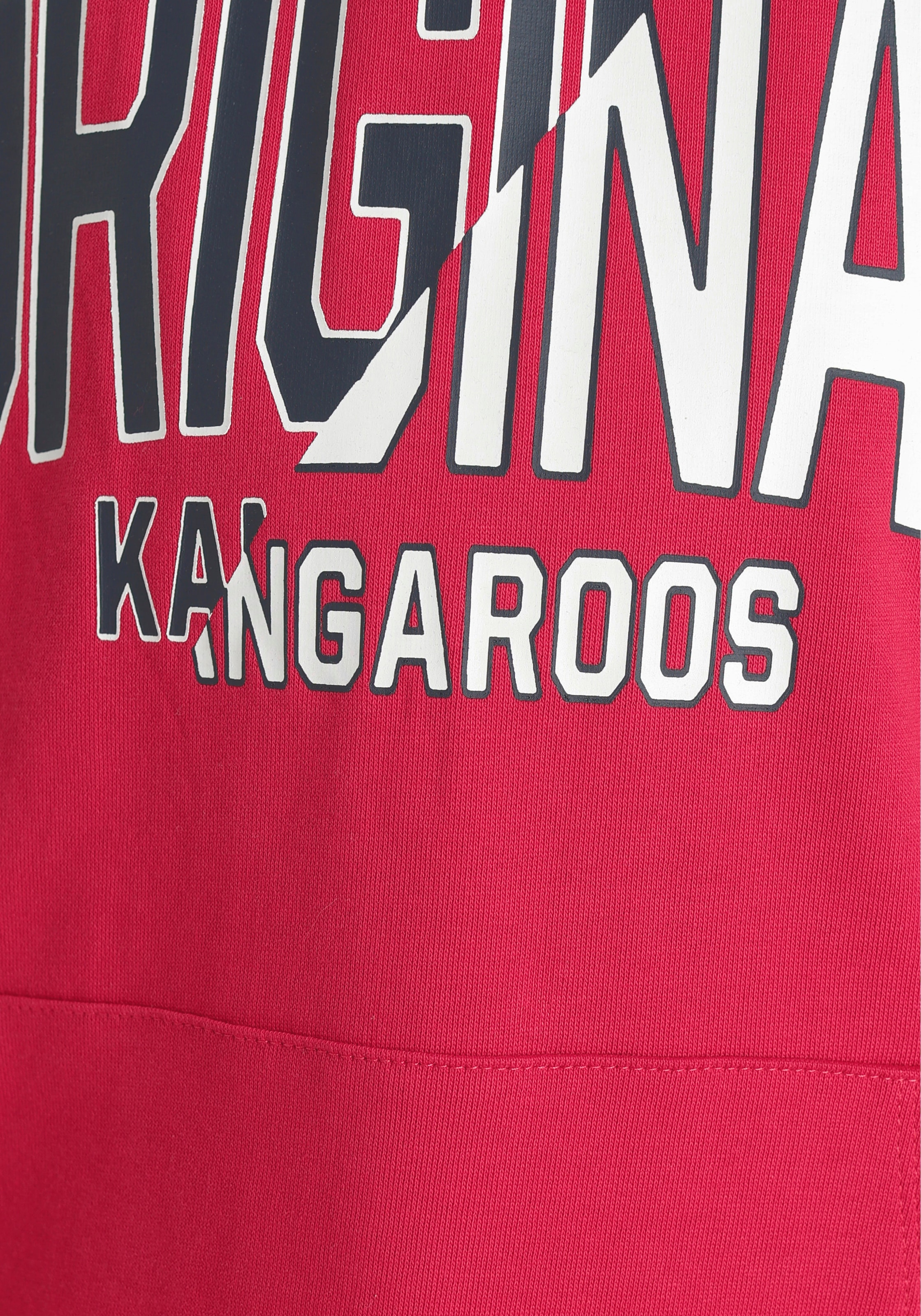 KangaROOS Kapuzensweatshirt »mit Streifen an den Ärmeln«, mit Streifen an den Ärmeln