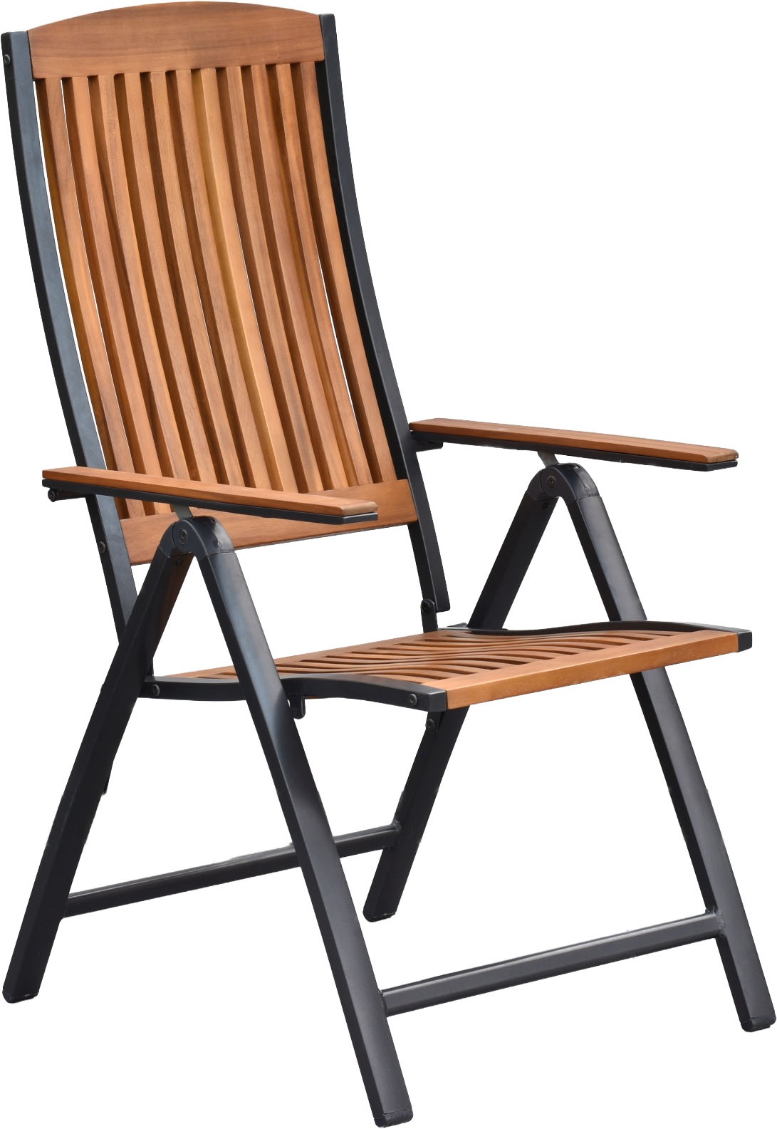 MERXX Balkonset »Athos« Set, 5 tlg. inkl. 2 Klappsessel, 2 Auflagen, 1 Balkonausziehtisch