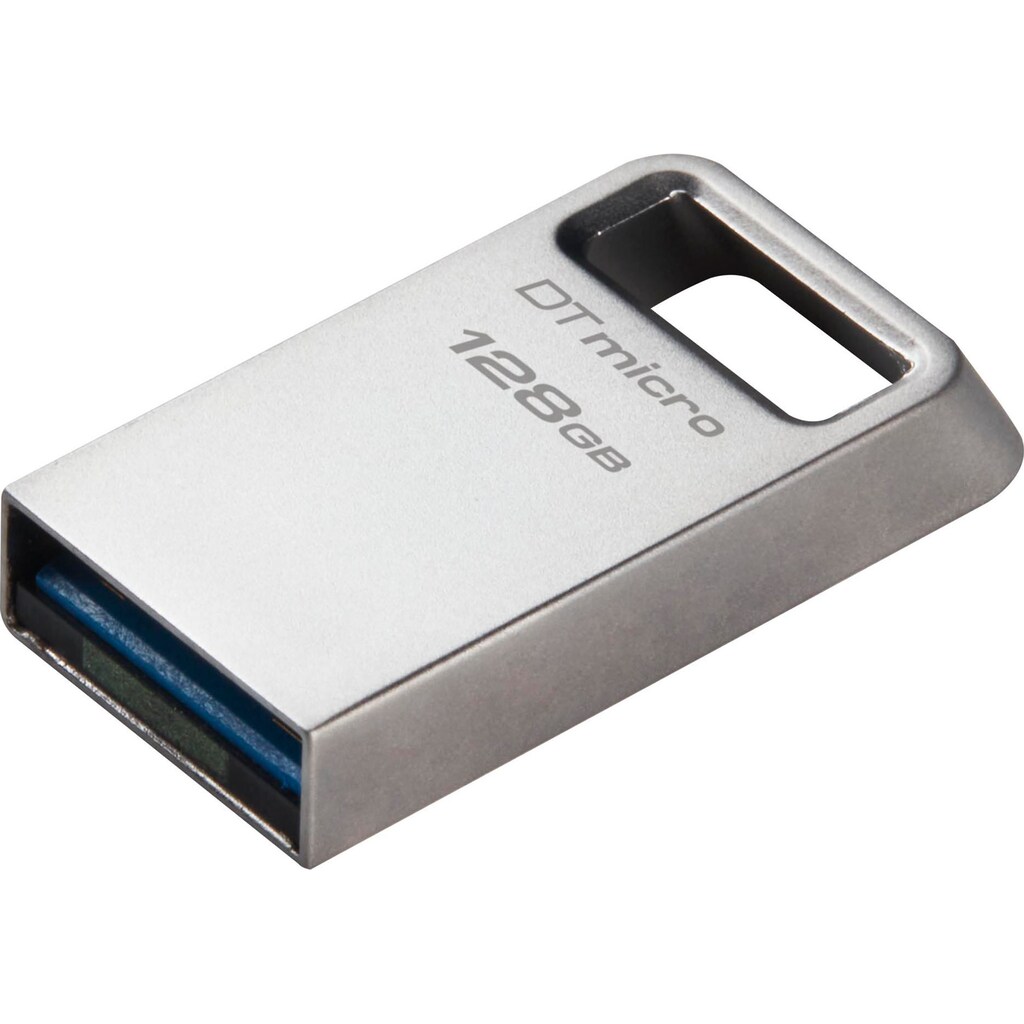 Kingston USB-Stick »DATATRAVELER® MICRO 128GB«, (USB 3.2 Lesegeschwindigkeit 200 MB/s)