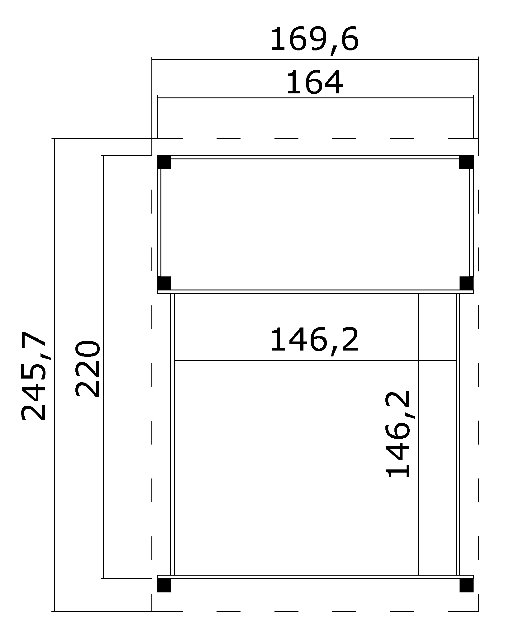 Nordic Holz Sandkasten »PIPPI 1«, Spielelement mit Überdachung, BxTxH: 164x220x179 cm