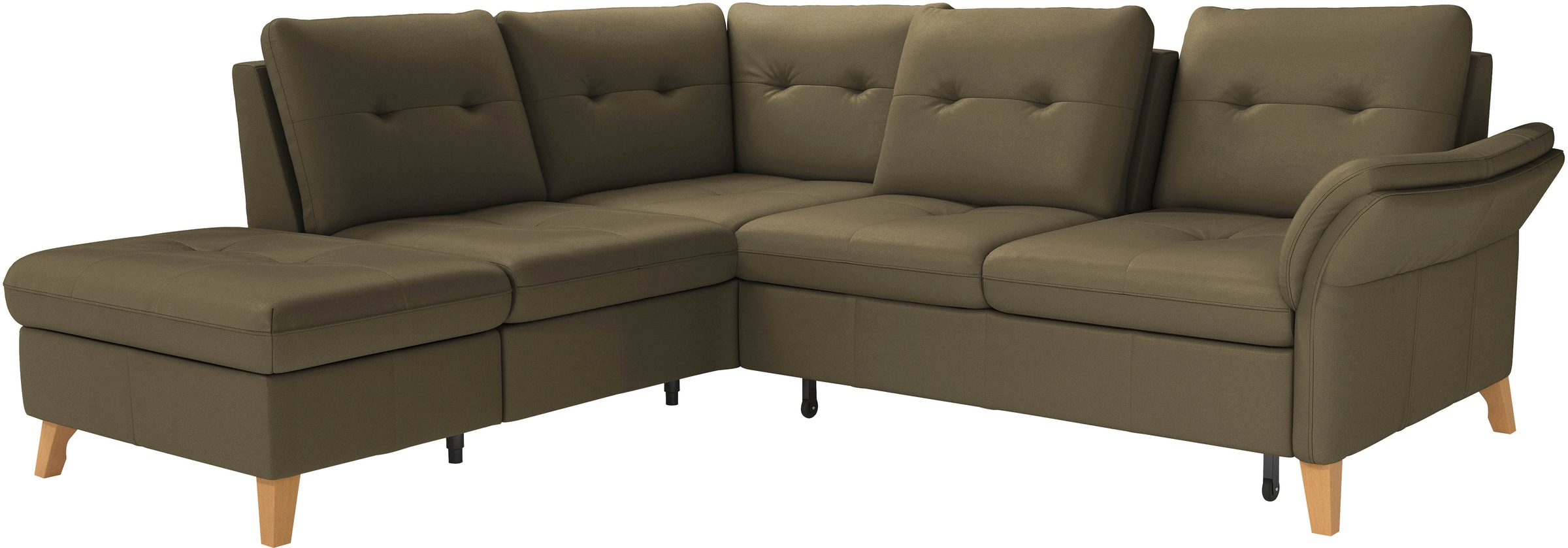 sit&more Ecksofa »Göteborg«, inkl. Sitztiefenverstellung, wahlweise mit Bettfunktion & Bettkasten
