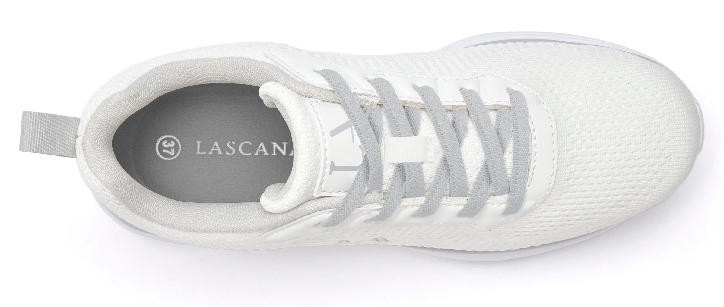 LASCANA Sneaker, Freizeitschuh, Halbschuh im sportiven Look VEGAN