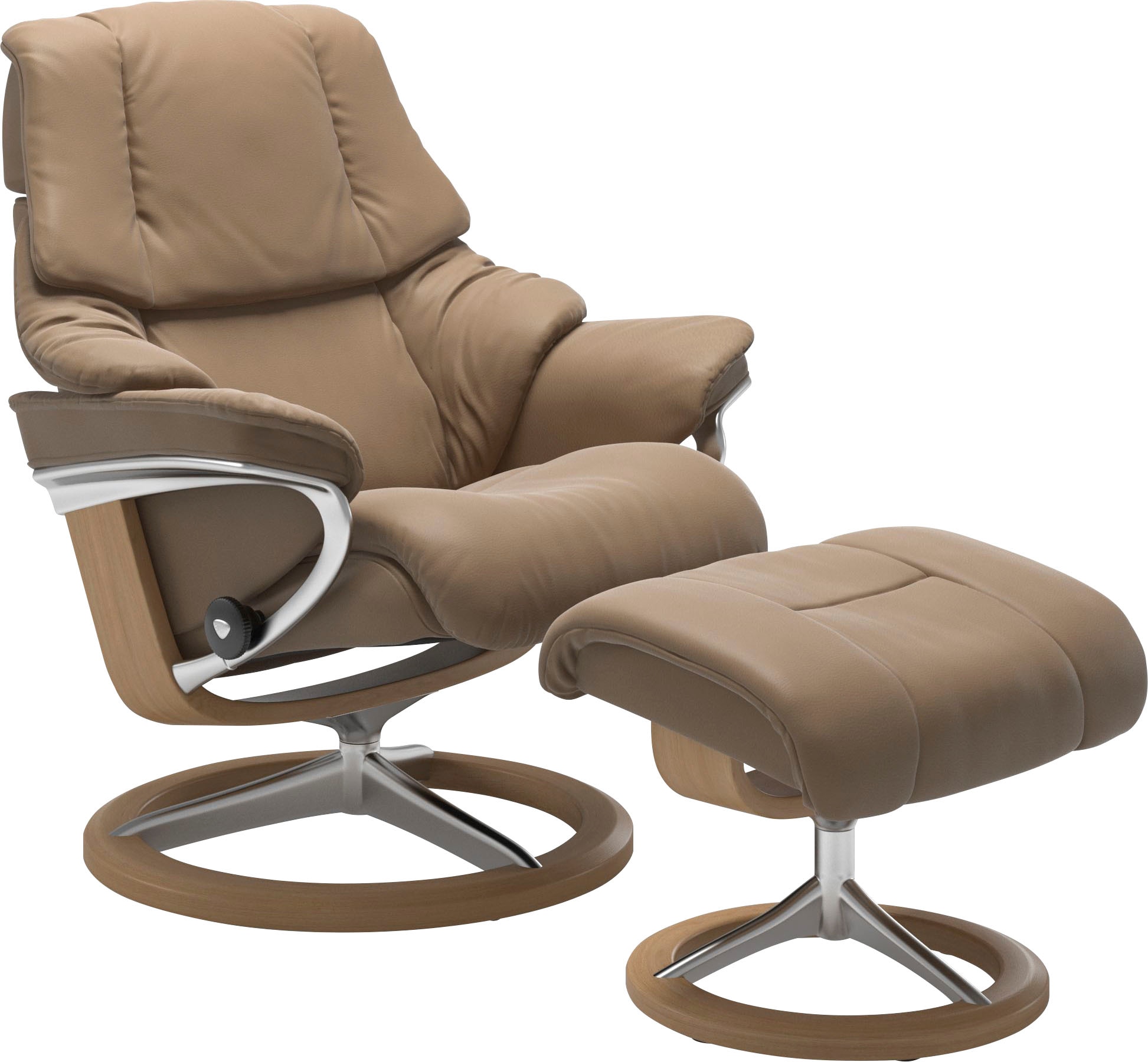 Stressless® Relaxsessel »Reno« Set, Relaxsessel mit Hocker, mit Hocker, mit günstig online kaufen