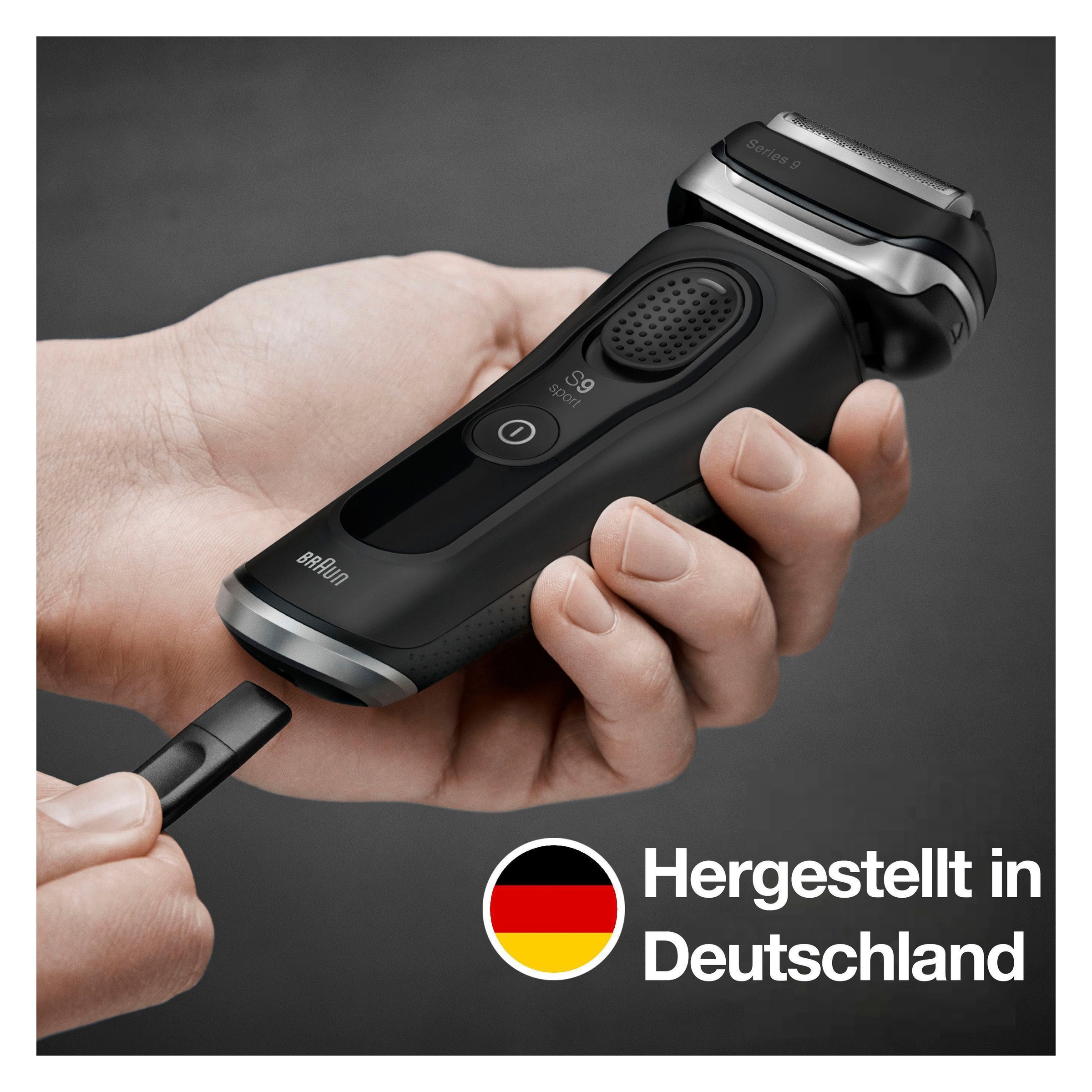 Braun Elektrorasierer »Series 9 Sport 9352cc«, Reinigungsstation, Wet&Dry, 4+1 Scherkopf