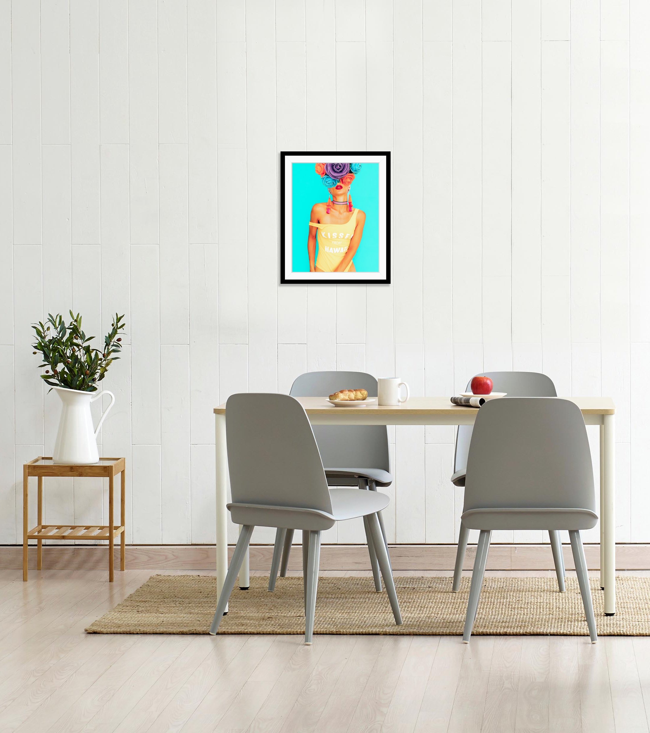 queence Bild »Lilli«, HD Premium Poster-Druck inkl. Holzrahmen günstig online kaufen