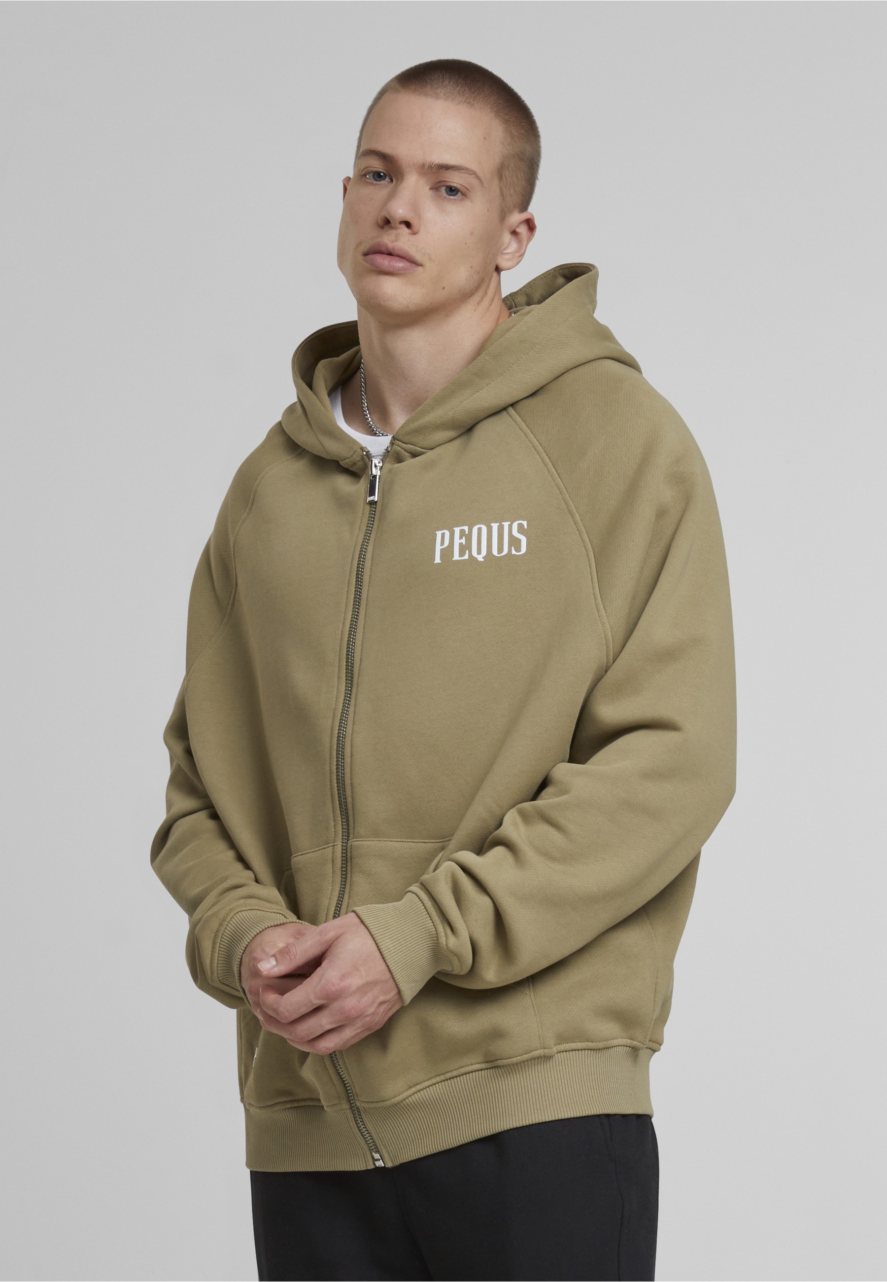 PEQUS Kapuzenpullover »PEQUS PEQUS Back Logo Zip-Hoodie« 1 tlg.