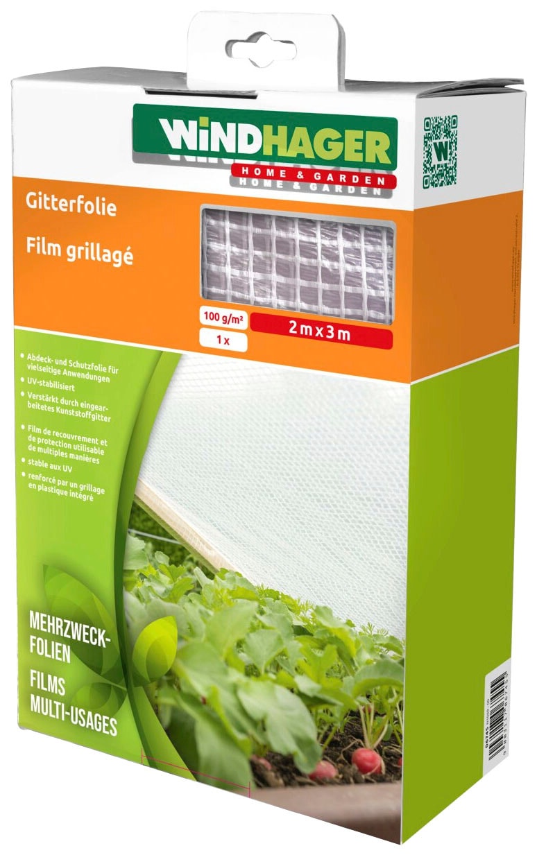 Windhager Gitterfolie, Gitter-Folie, 3x2 m