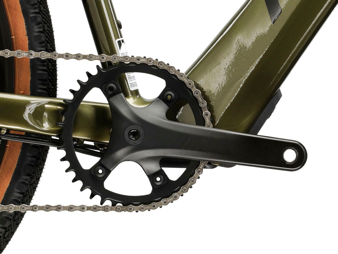 Kross E-Bike »E-Gravel Bike Esker Hybrid 2.0 28" khaki«, 11 Gang, microSHIFT, Advent X M6205, Heckmotor 250 W