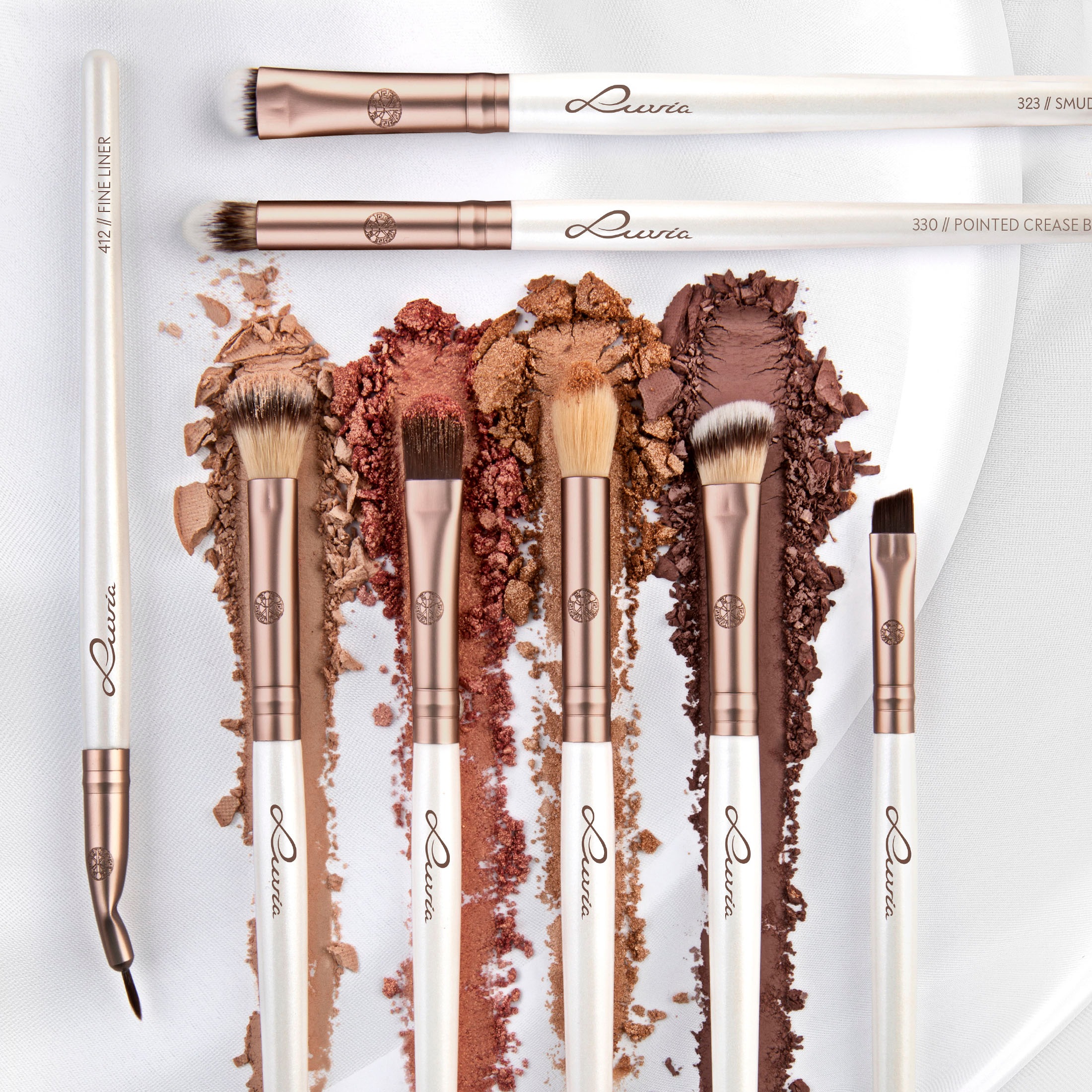 Luvia Cosmetics Kosmetikpinsel-Set »All Eye Want«, (Set, 8 tlg.)