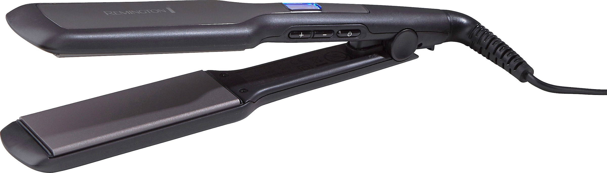 Remington Glätteisen »S5525«, Ultra-Keramik-Beschichtung, Extra breite Stylingplatten, LCD Display, Ultra-Keramikbeschichtung