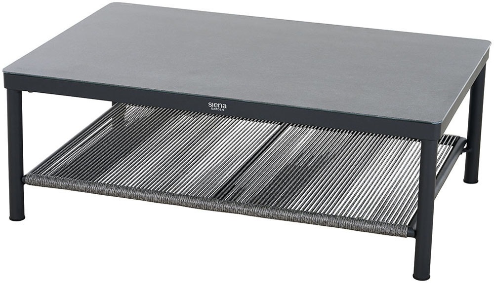 Siena Garden Loungeset »Kansas Lounge« Set, 4 tlg. 2er Bank, 2 x Sessel und Tisch