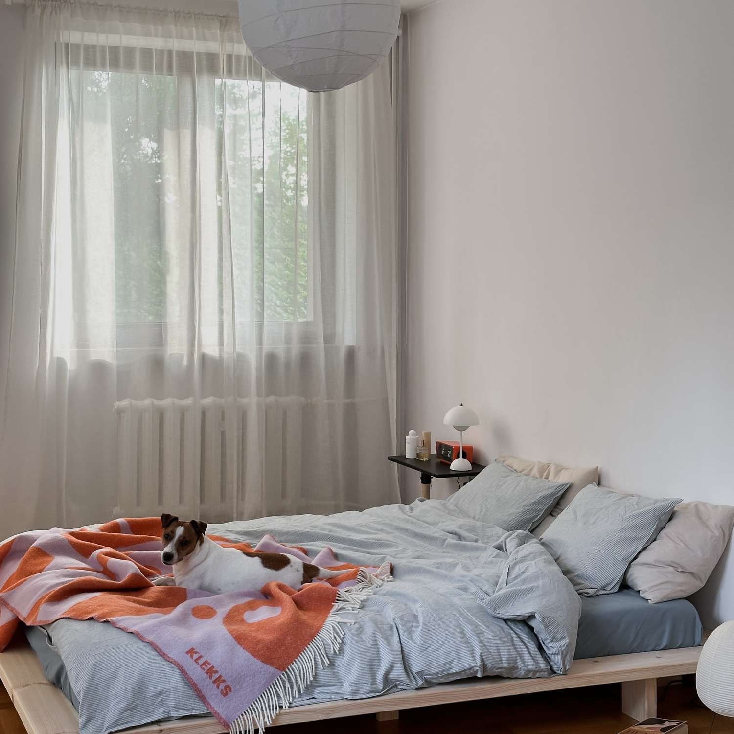 Karup Design Bettgestell »JAPAN BED Bodenbett, Holzrahmen, Futonbett, Jugendbett, Holzbett«, Massivholzbett mit Lattenrost, Kiefer massiv, Bett ohne Kopfteil