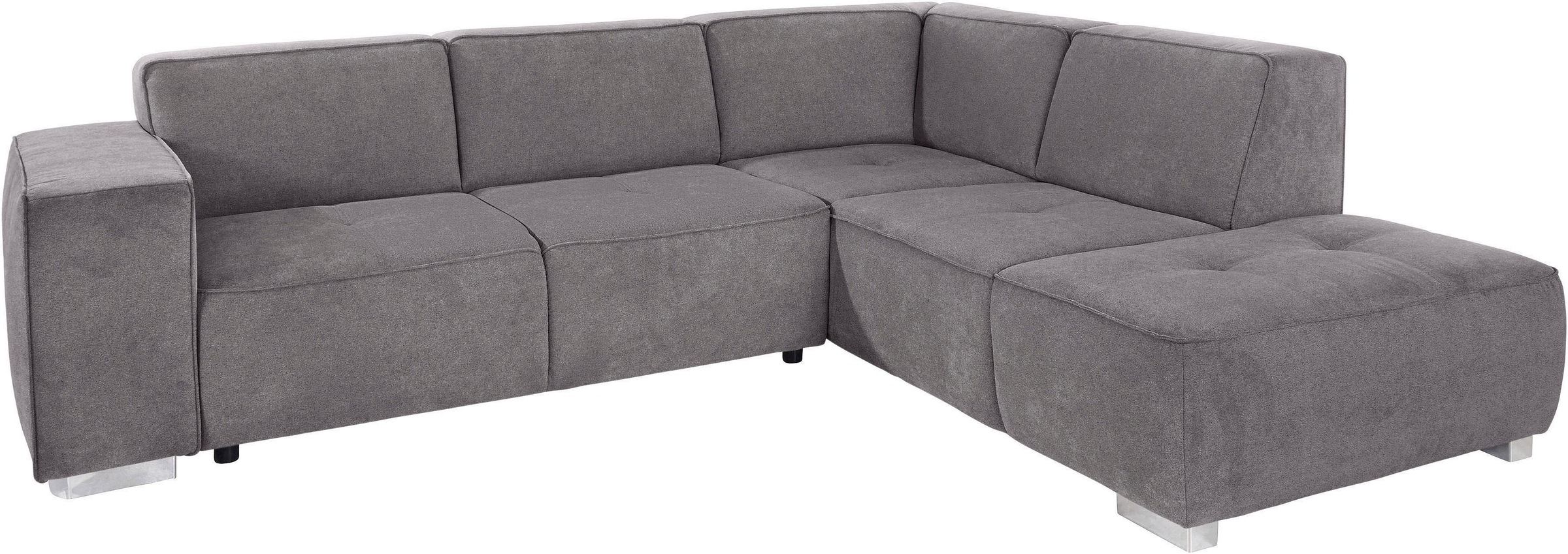 INOSIGN Ecksofa »Sapporo L-Form«, wahlweise Bettfunktion oder Sitztiefenver günstig online kaufen
