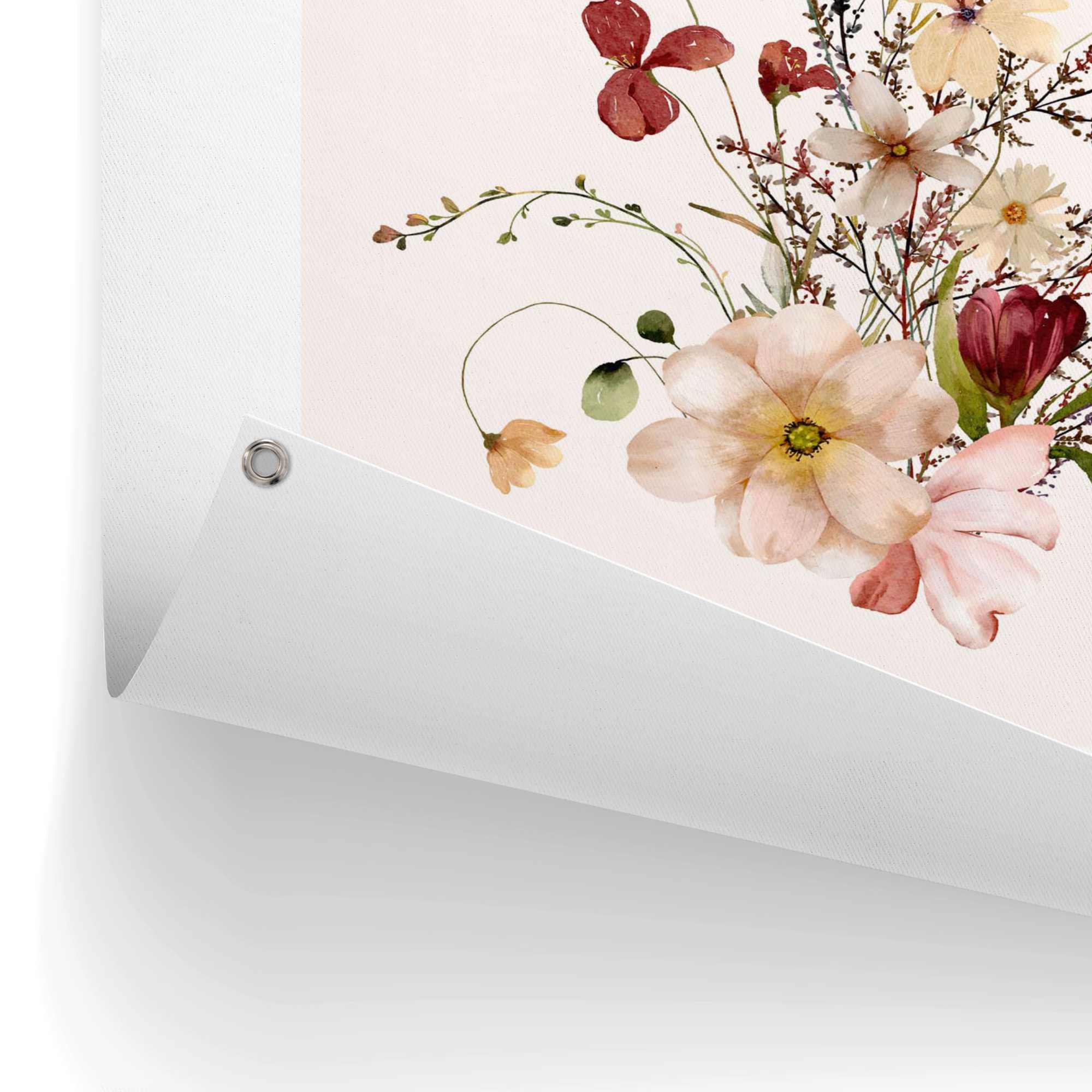 Reinders! Poster »Herbarium« Garten - Mehrfarbig - Leinwand - Blumen und Pflanzen - 60x80 cm
