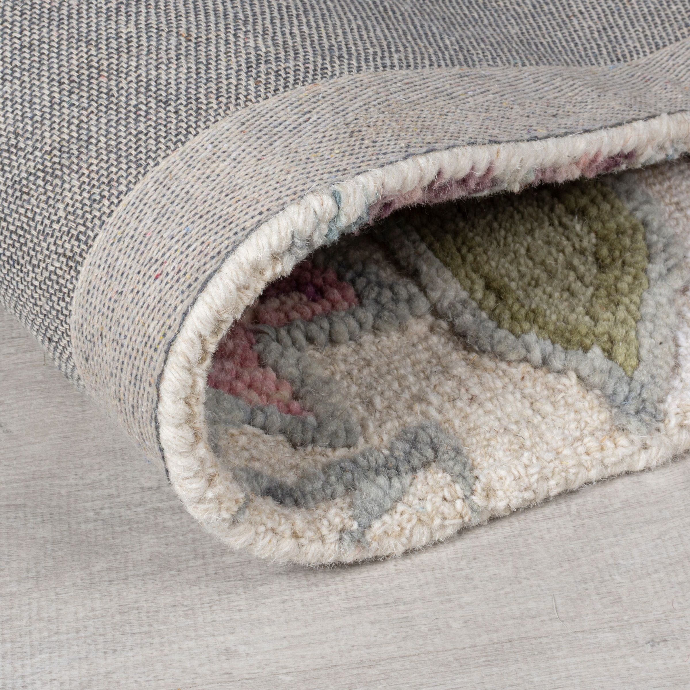 FLAIR RUGS Wollteppich »Tania Floral«, rechteckig, 19 mm Höhe, mit verspieltem Blumen-Design