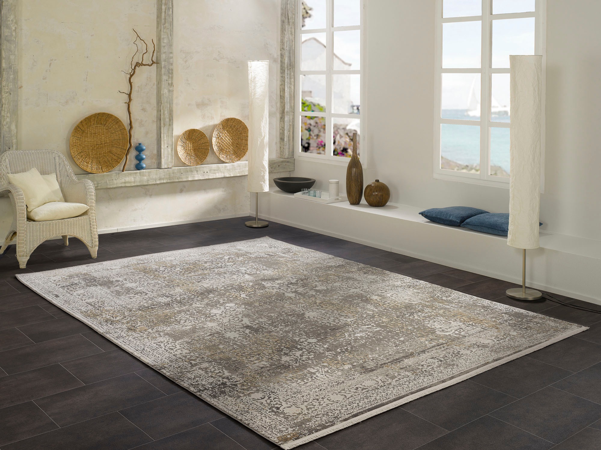 OCI DIE TEPPICHMARKE Teppich "BESTSELLER CAVA" rechteckig 8 mm Höhe Glanz V günstig online kaufen