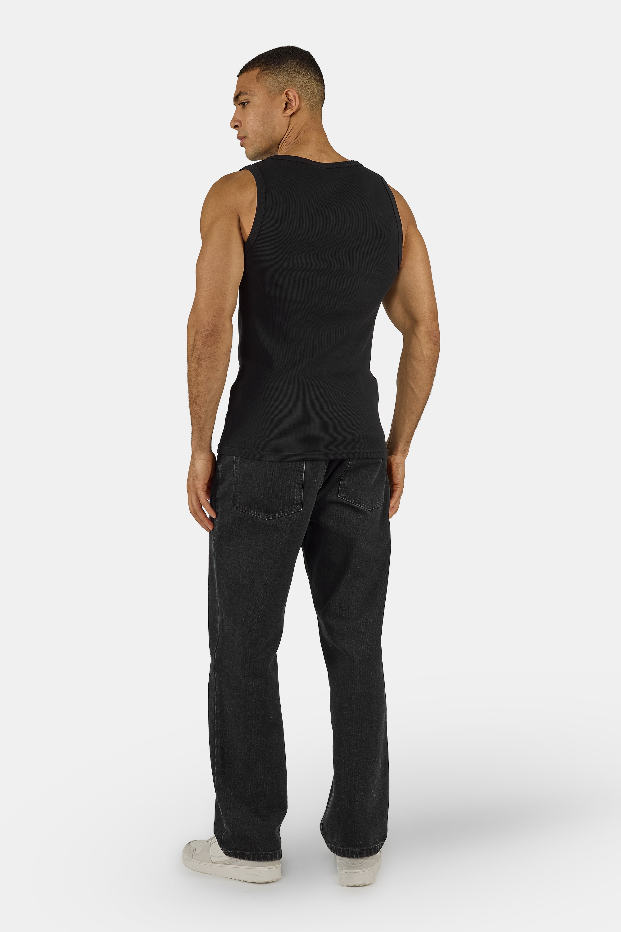 PEGADOR Muscleshirt »Logo Rib Undershirt« Baumwollmischung, regular fit