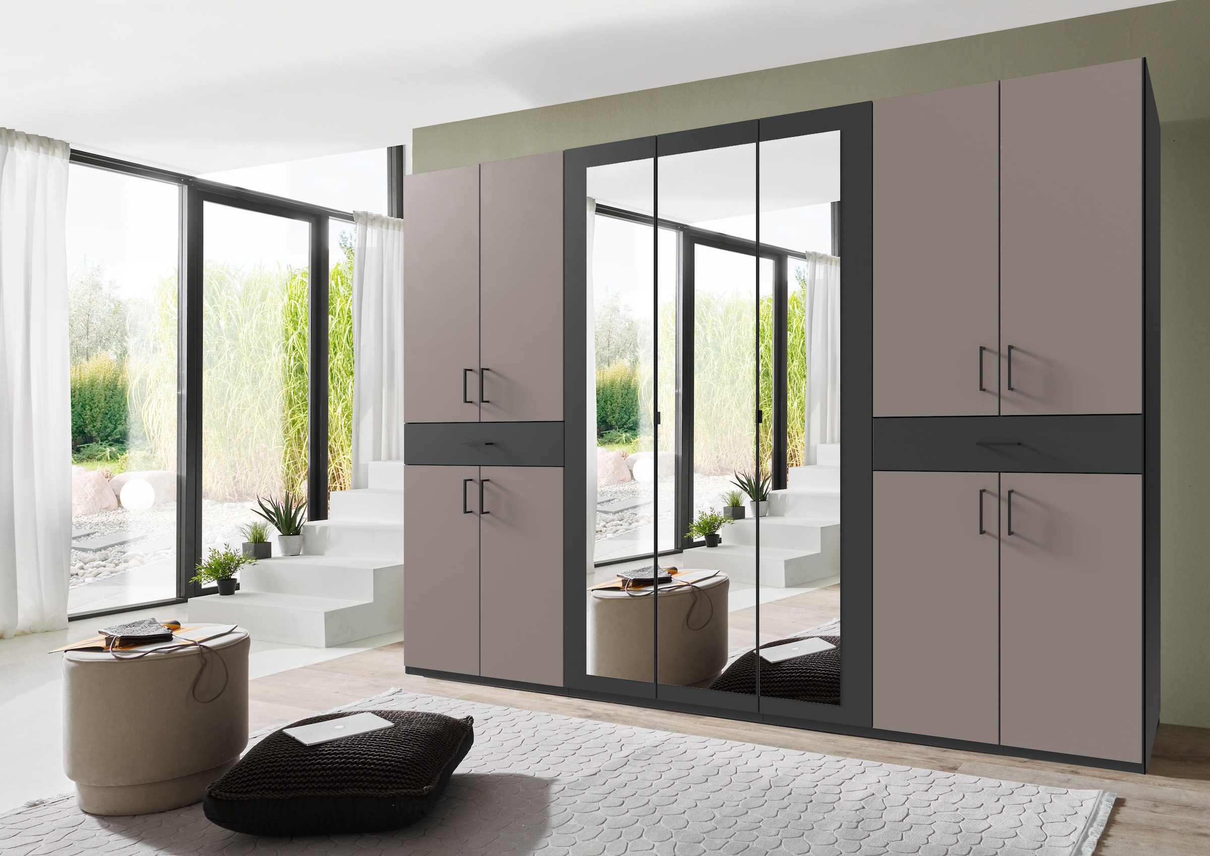 Wimex Drehtürenschrank »Tibet« mit Schubkästen auf bequemer Zugriffshöhe günstig online kaufen