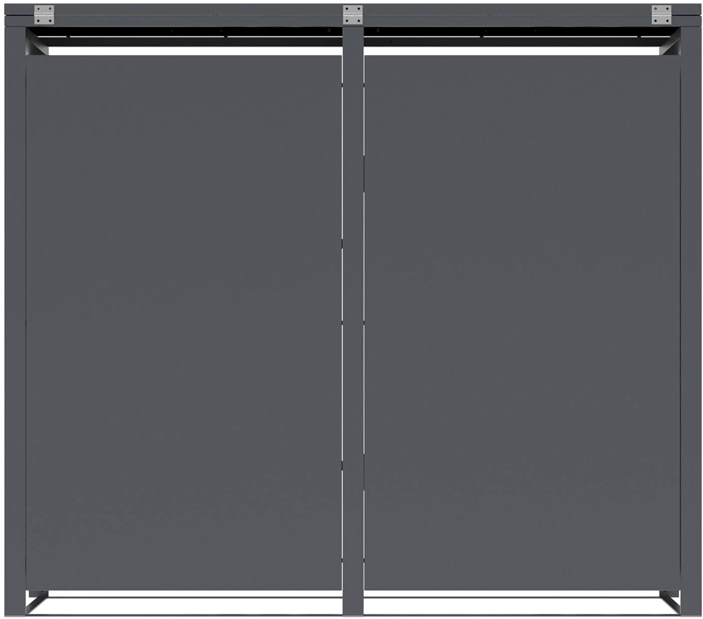 WESTMANN Mülltonnenbox »Status 2« BxTxH: 132x80x116 cm, für 2x240 L Mülltonnen