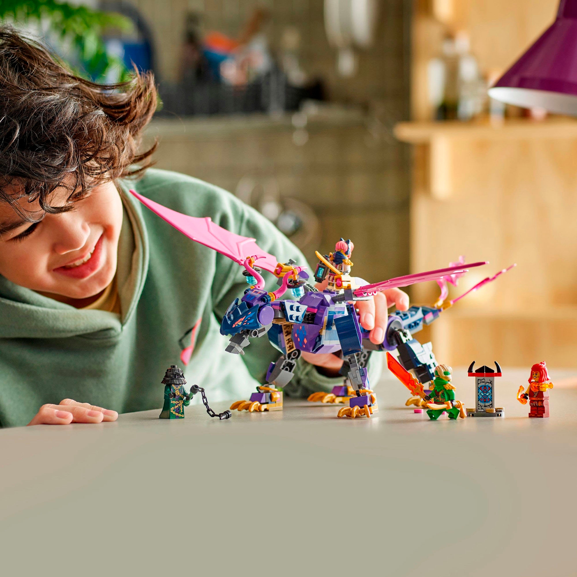 LEGO® Konstruktionsspielsteine »Rontu der Meisterdrache (71842), LEGO Ninjago«, (381 St.), Made in Europe