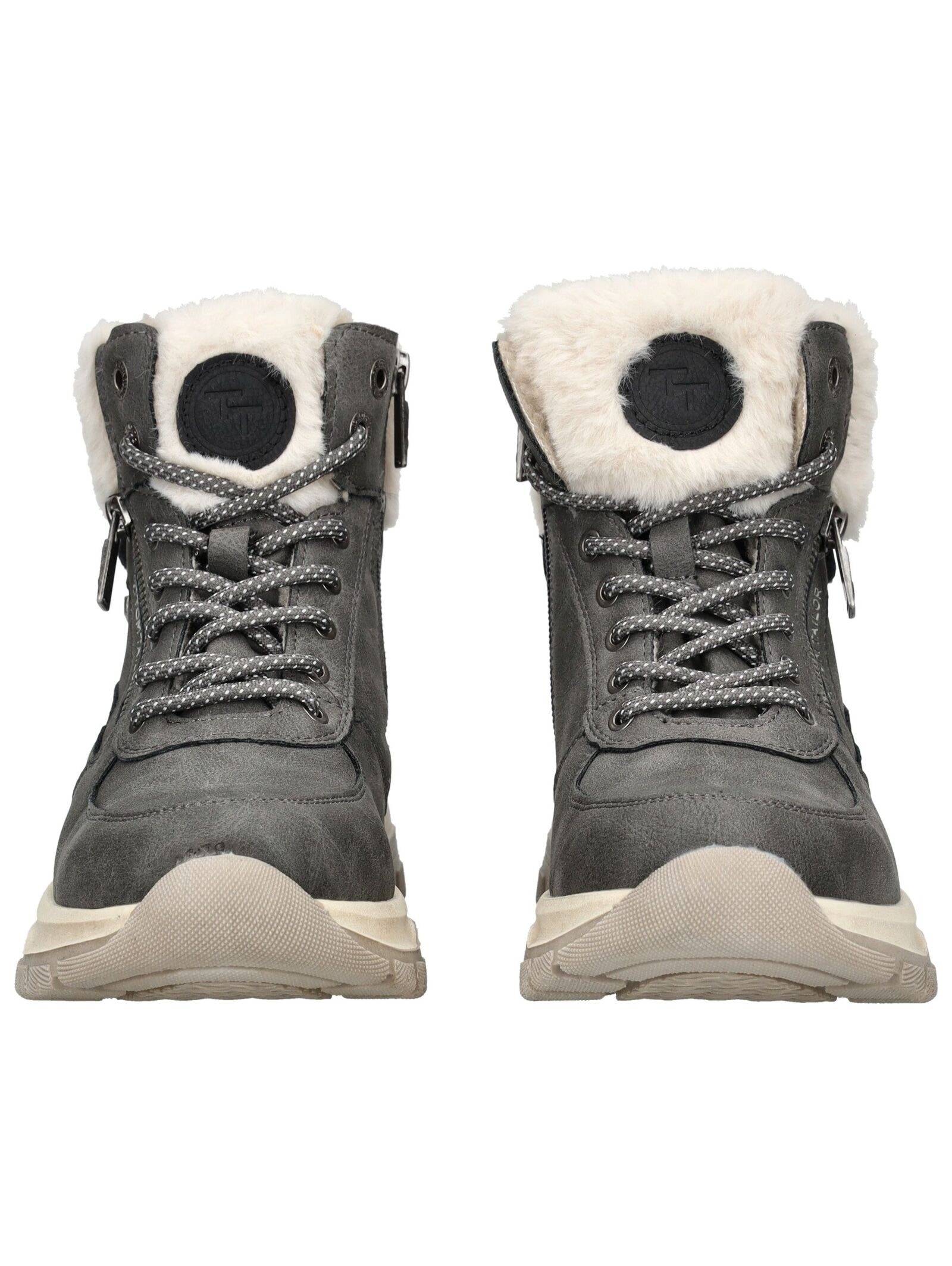 TOM TAILOR Schnürstiefelette »Tom Tailor Stiefelette Lederimitat/Textil«