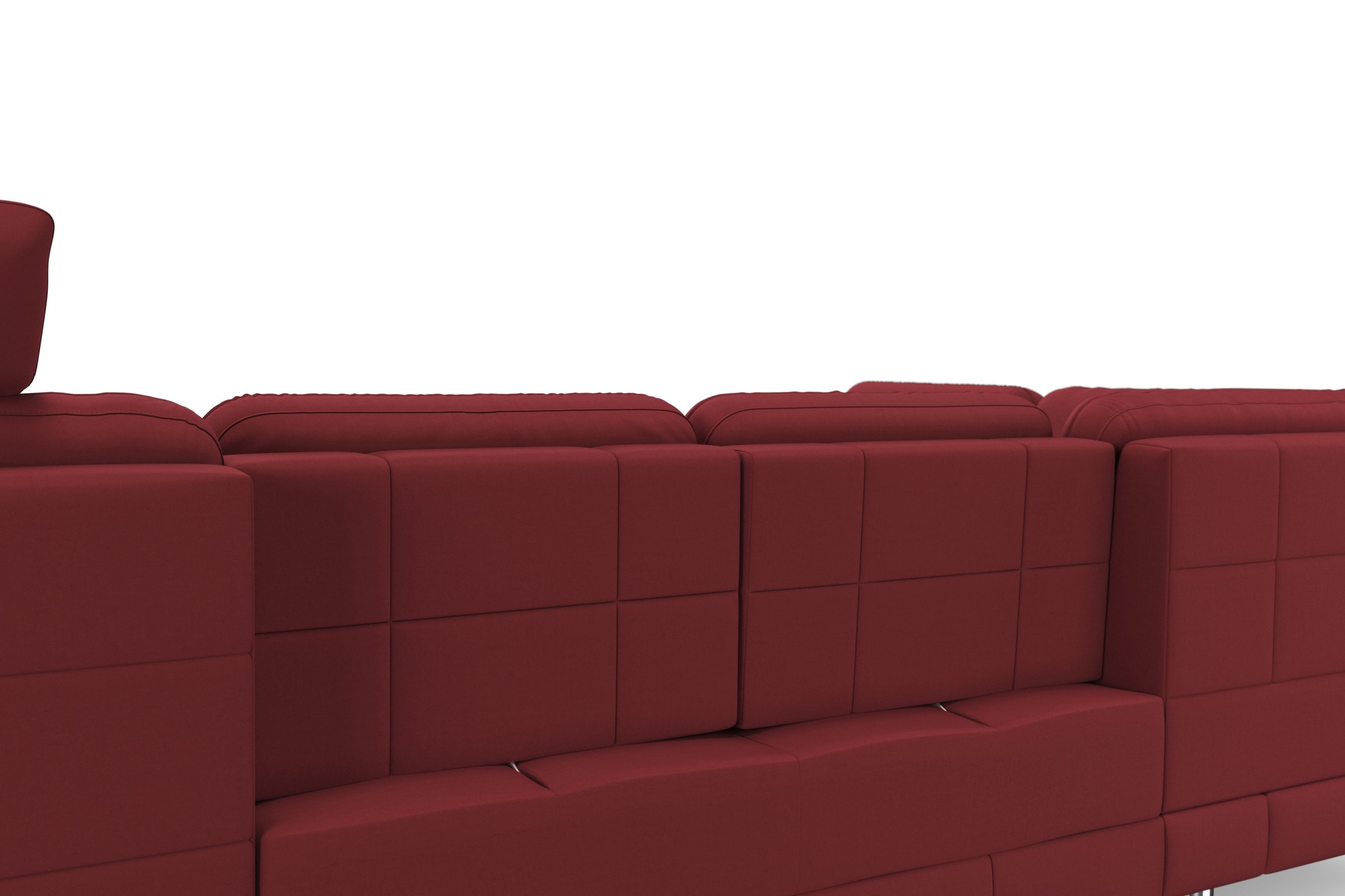 sit&more Wohnlandschaft »Bendigo U-Form« inklusive Sitztiefenverstellung, Bodenfreiheit 12 cm, in 2 Fußfarben