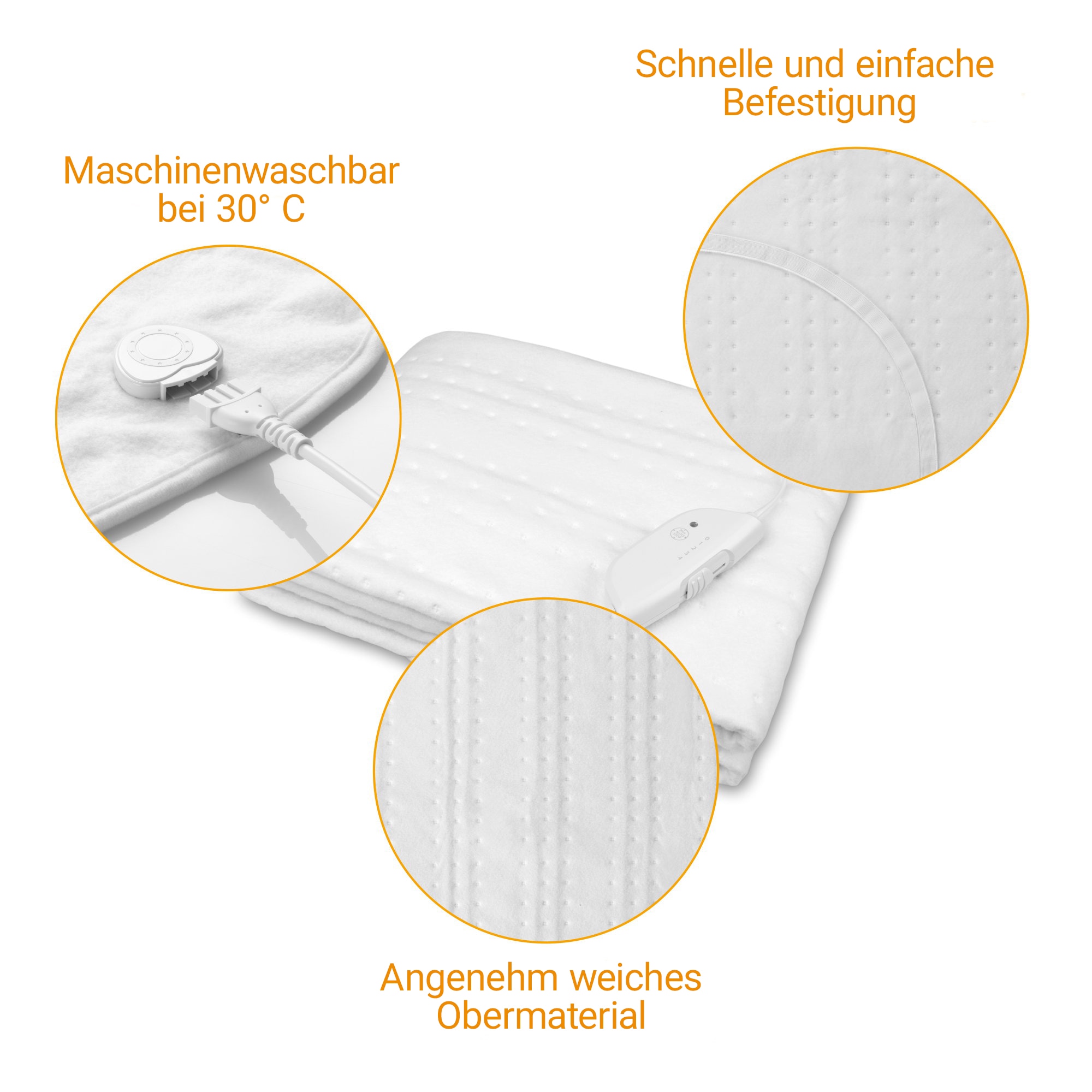 Medisana Wärmeunterbett »HU 674« 4 Temperaturstufen, Überhitzungsschutz, autom. Abschaltung, waschbar