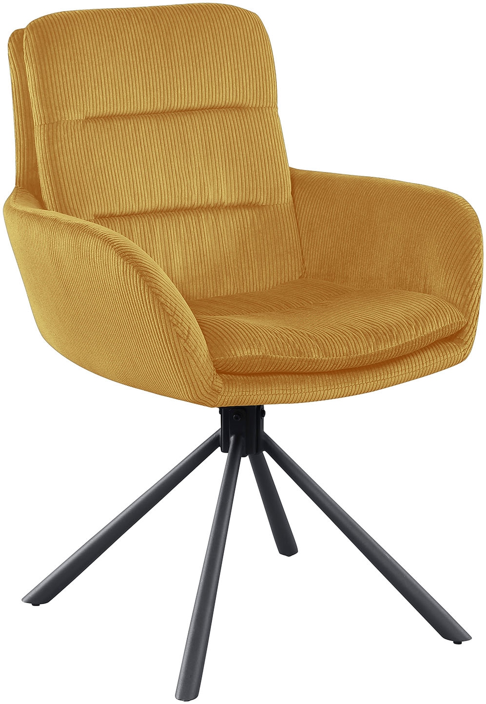 SalesFever Esszimmerstuhl »Pizzo Eleganter Armlehnstuhl« () 1 Stk.Cord-Essz günstig online kaufen