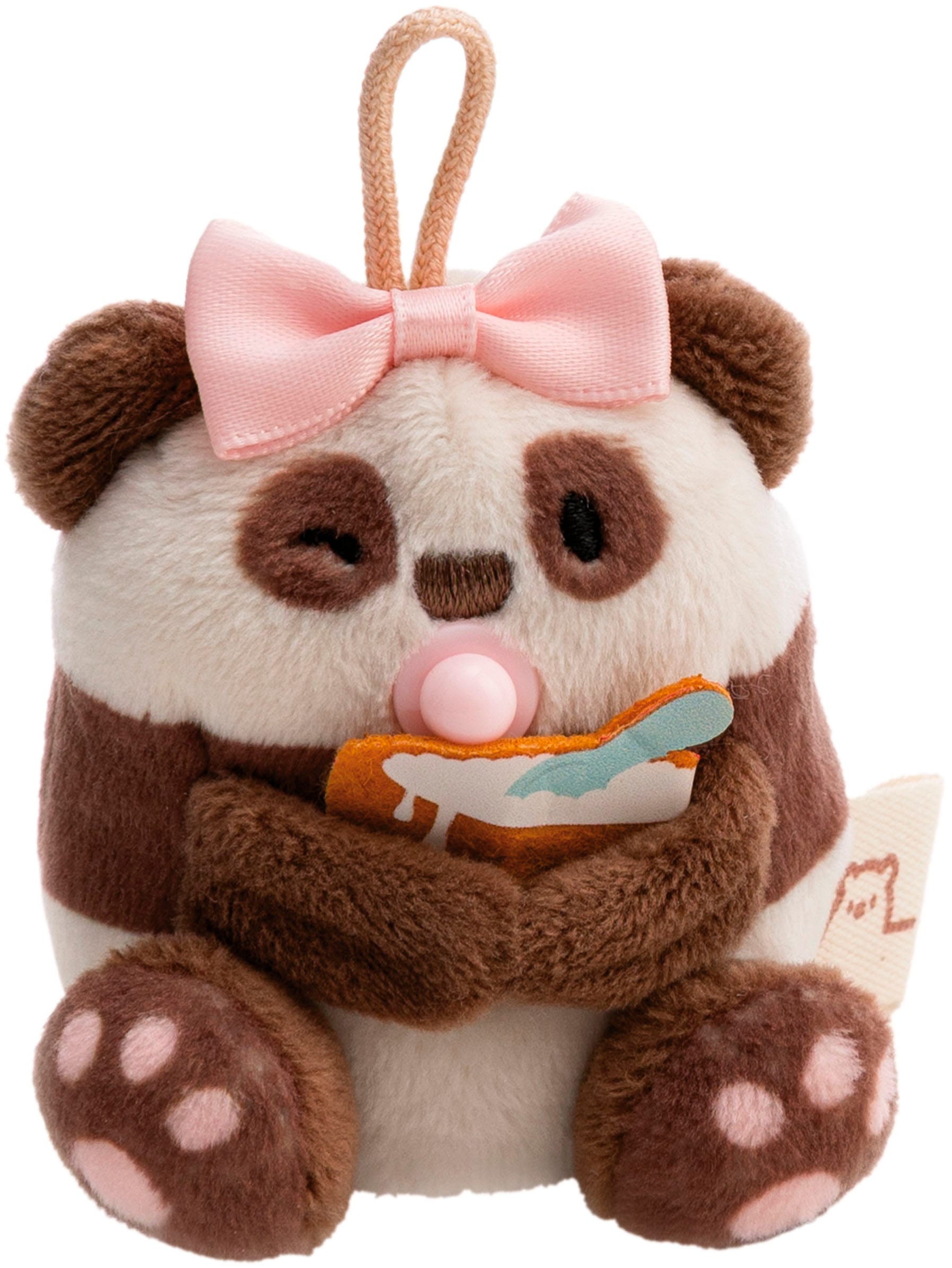 Nici Kuscheltier »mymochi, Set Panda Kono 7cm mit Breischale & Bettchen mit Karabiner« in Geschenkbox