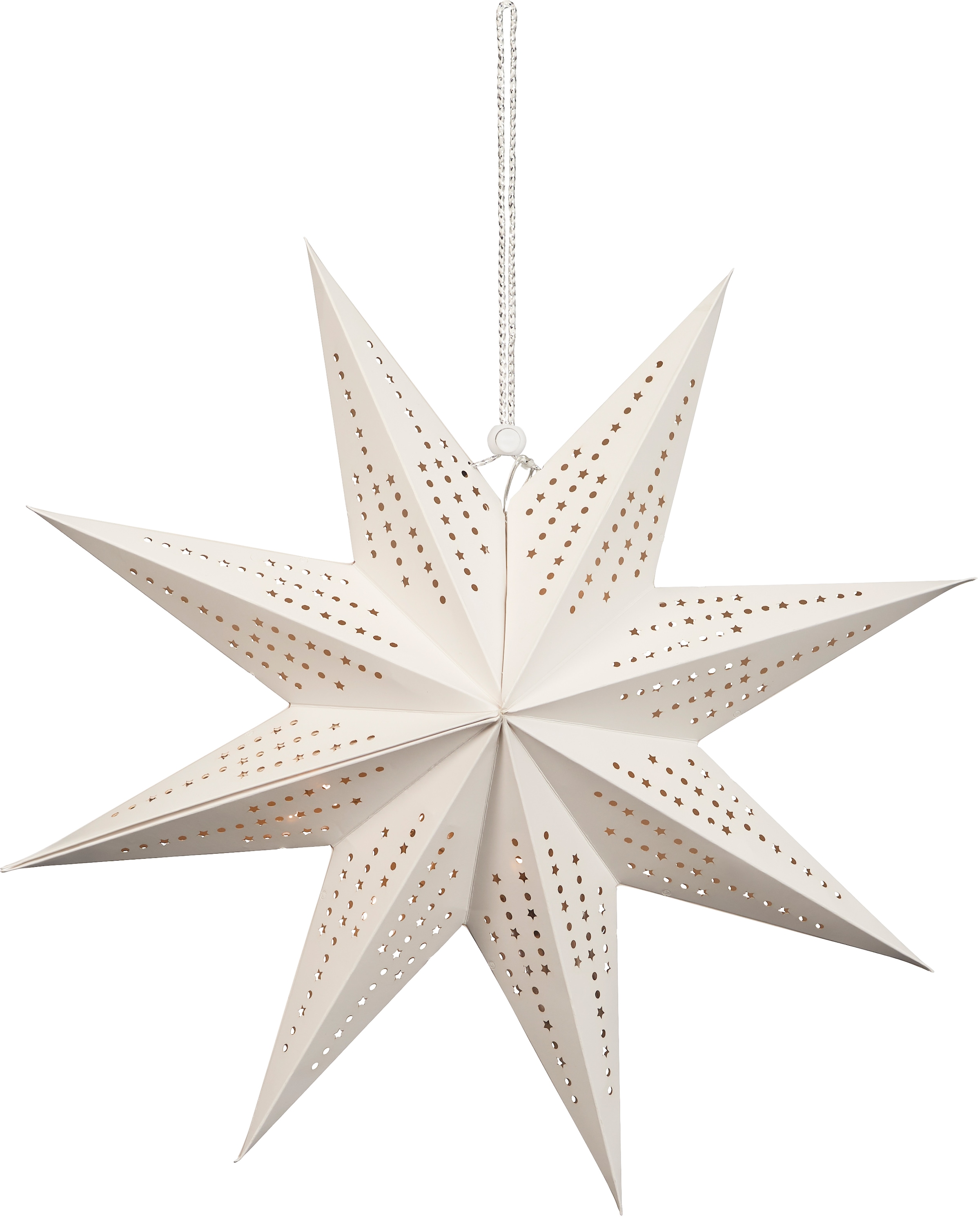 BONETTI LED Stern »Weihnachtsstern«, Ø ca. 45 cm, Papierstern, mit 9 Spitzen, Weihnachtsdeko