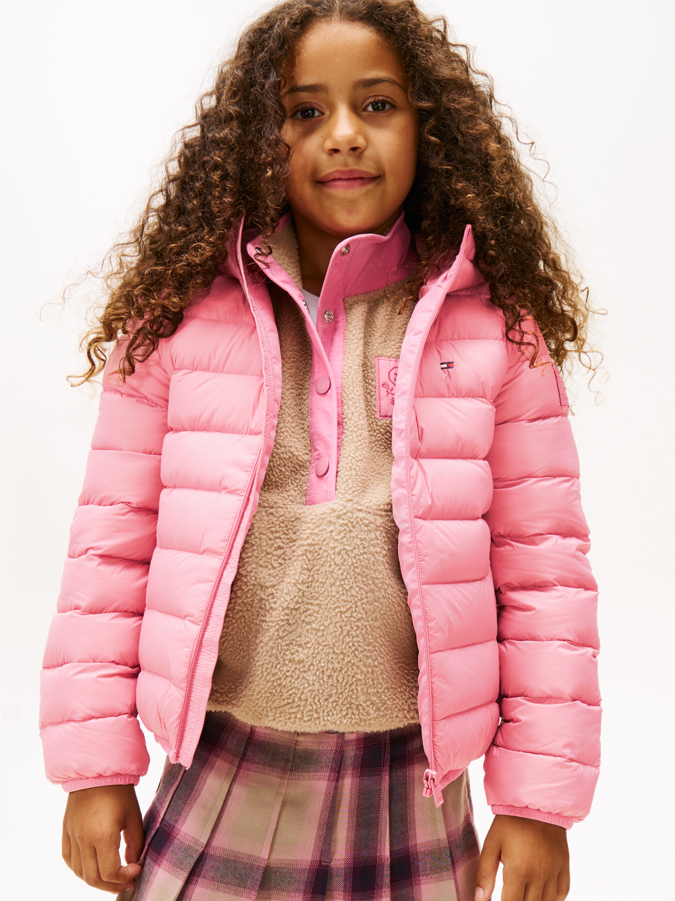 Tommy Hilfiger Steppjacke »U LIGHT DOWN HOODED JACKET« mit Kapuze Kinder bis 16 Jahre