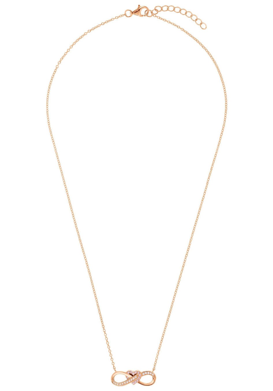 Amor Kette mit Anhänger »Infinity« mit Zirkonia (synth.)