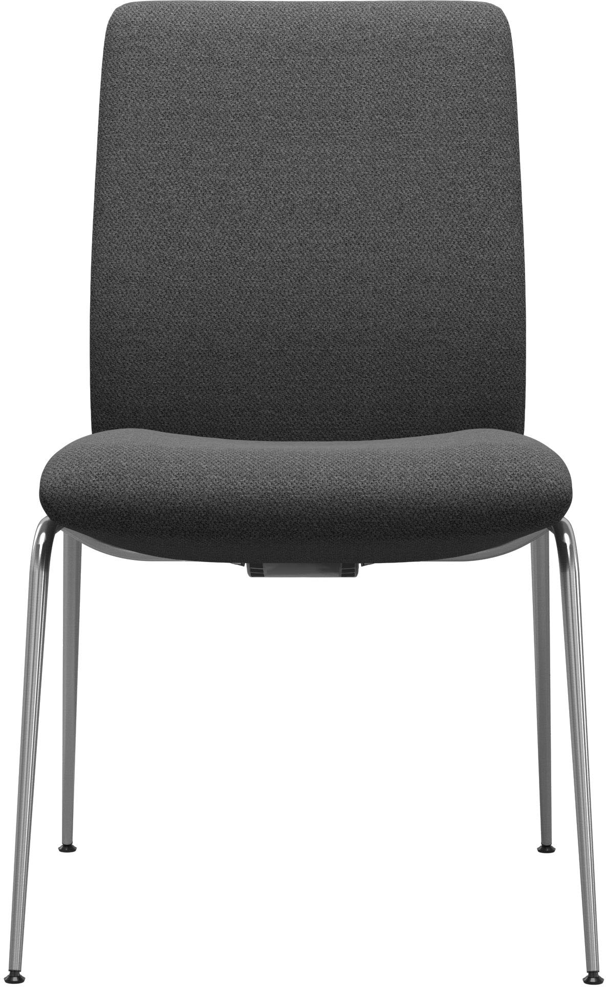 Stressless® Polsterstuhl »Laurel«, ROHLEDER Stoff Q2 FARON, Low Back, Größe L, mit Beinen aus Stahl in Chrom matt
