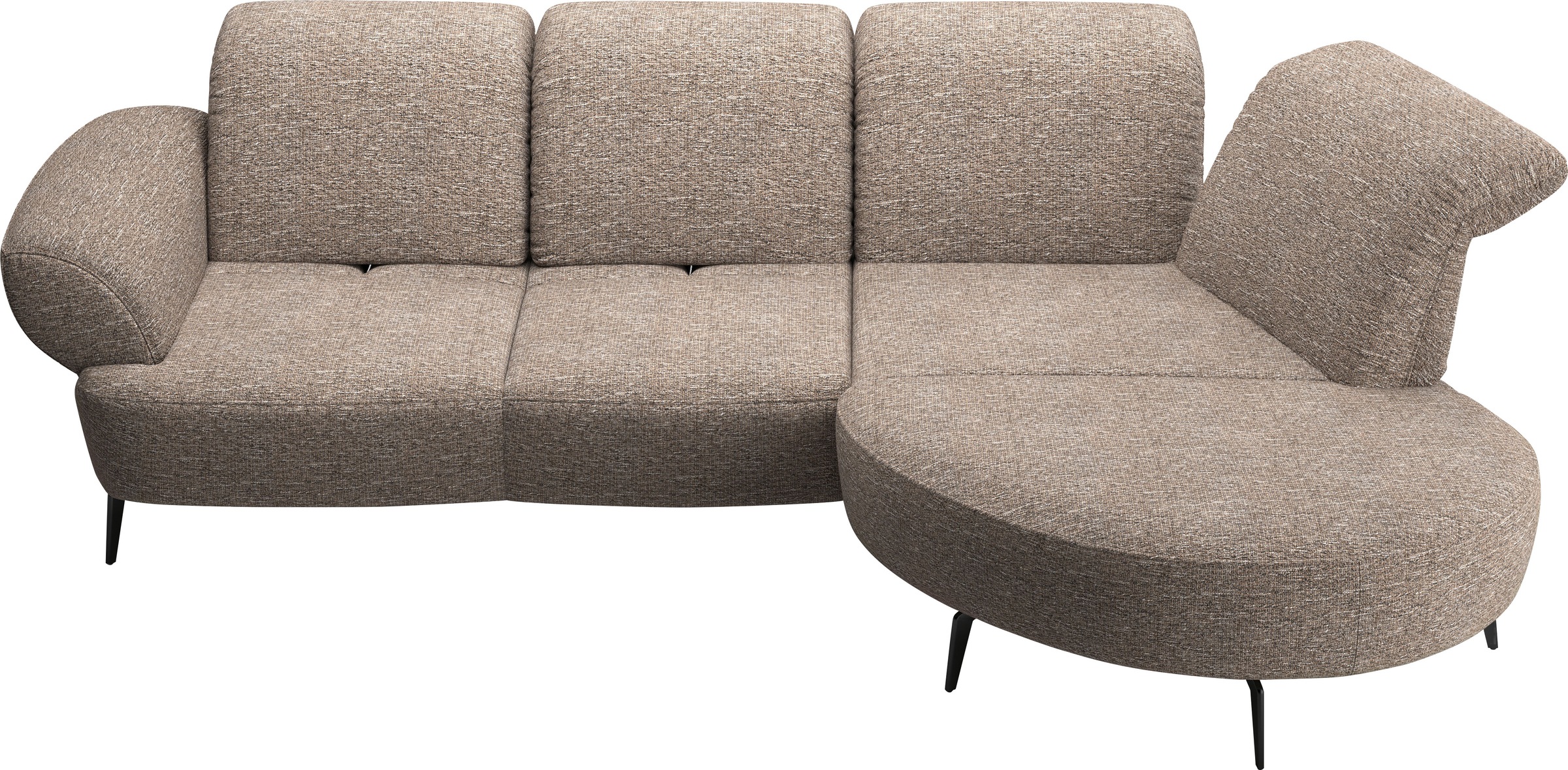 sit&more Ecksofa »Dance«, inkl.System Click&Seat und Sitztiefenverstellung