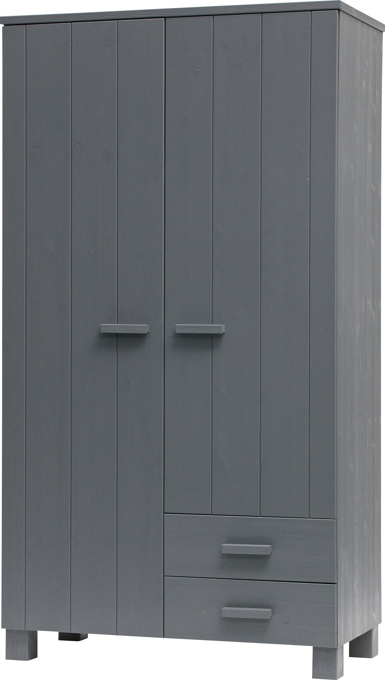 WOOOD Garderobenschrank »Dennis«, mit Kleiderstange, viel Stauraum, B 111 cm x H 202 cm