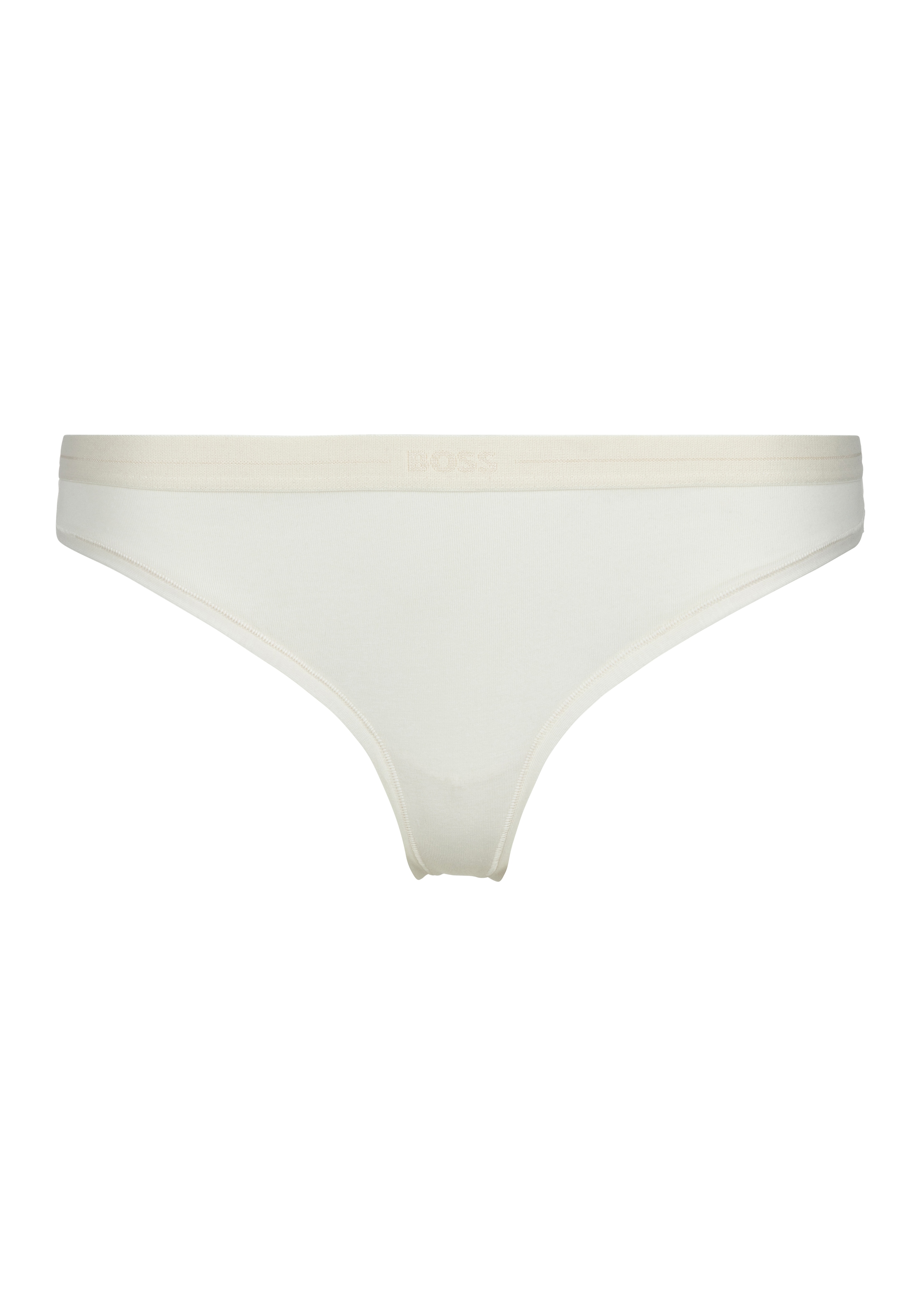 BOSS String »3P THONG«, (Packung, 3 St., 3er), mit BOSS Logobund