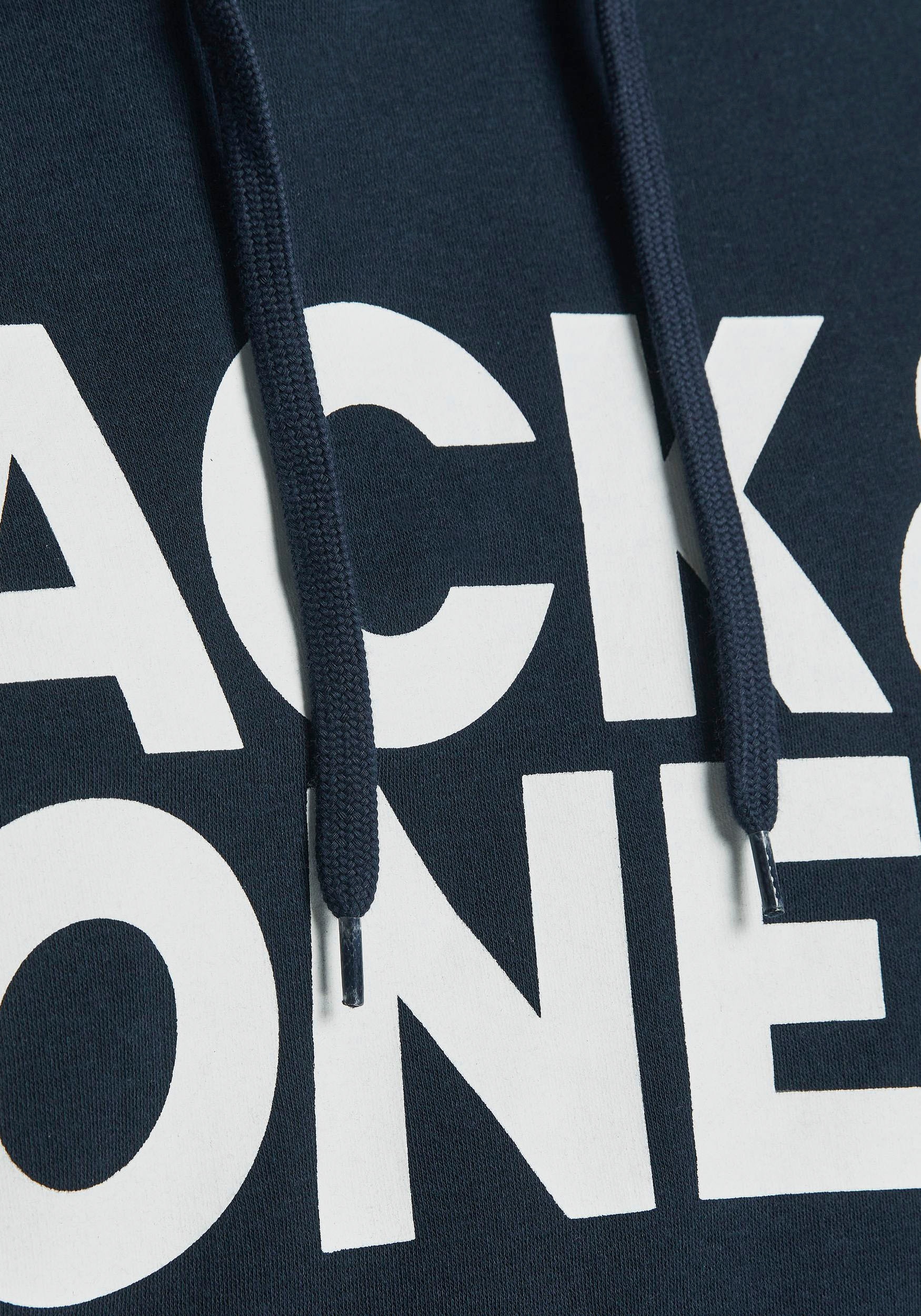 Jack & Jones PlusSize Kapuzensweatshirt »CORP LOGO SWEAT HOOD«, Bis Größe 6XL