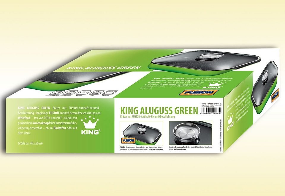 KING Bräter 1 Stk. tlg. Aluminiumguss günstig online kaufen