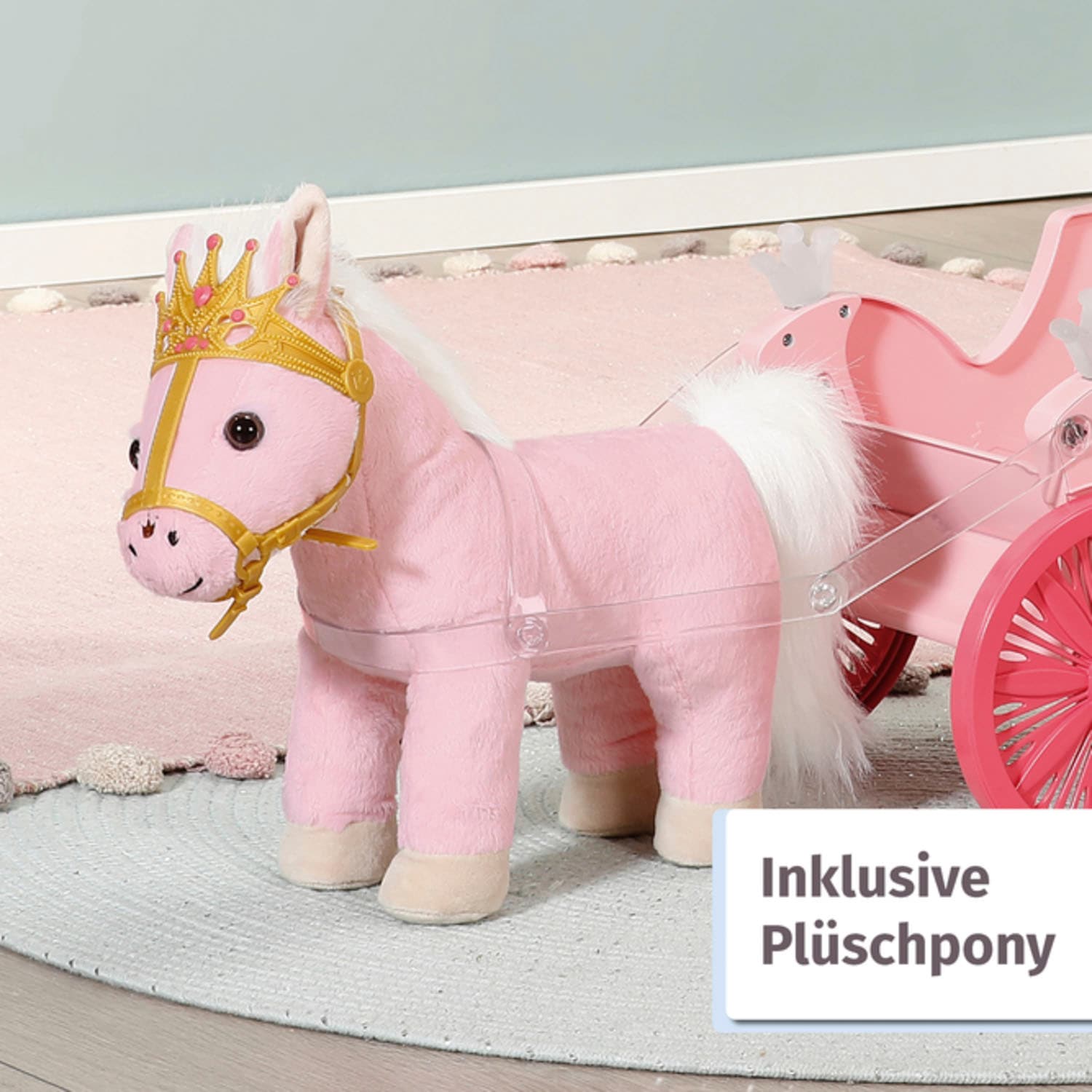 Baby Annabell Puppenkutsche »Little Sweet Kutsche & Pony«, mit Lichteffekten