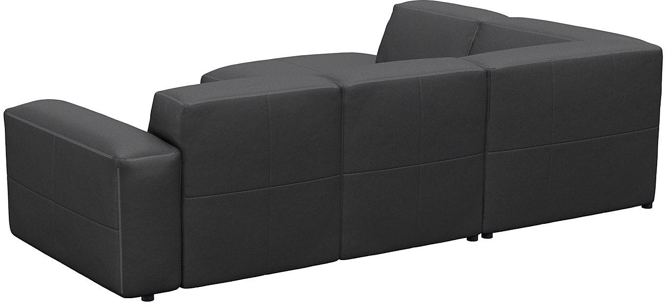 FLEXLUX Ecksofa »Lucera, super bequem durch hochwertigen Sitzaufbau mit Kaltschaum«, modern & anschmiegsam, L-Form, Designsofa