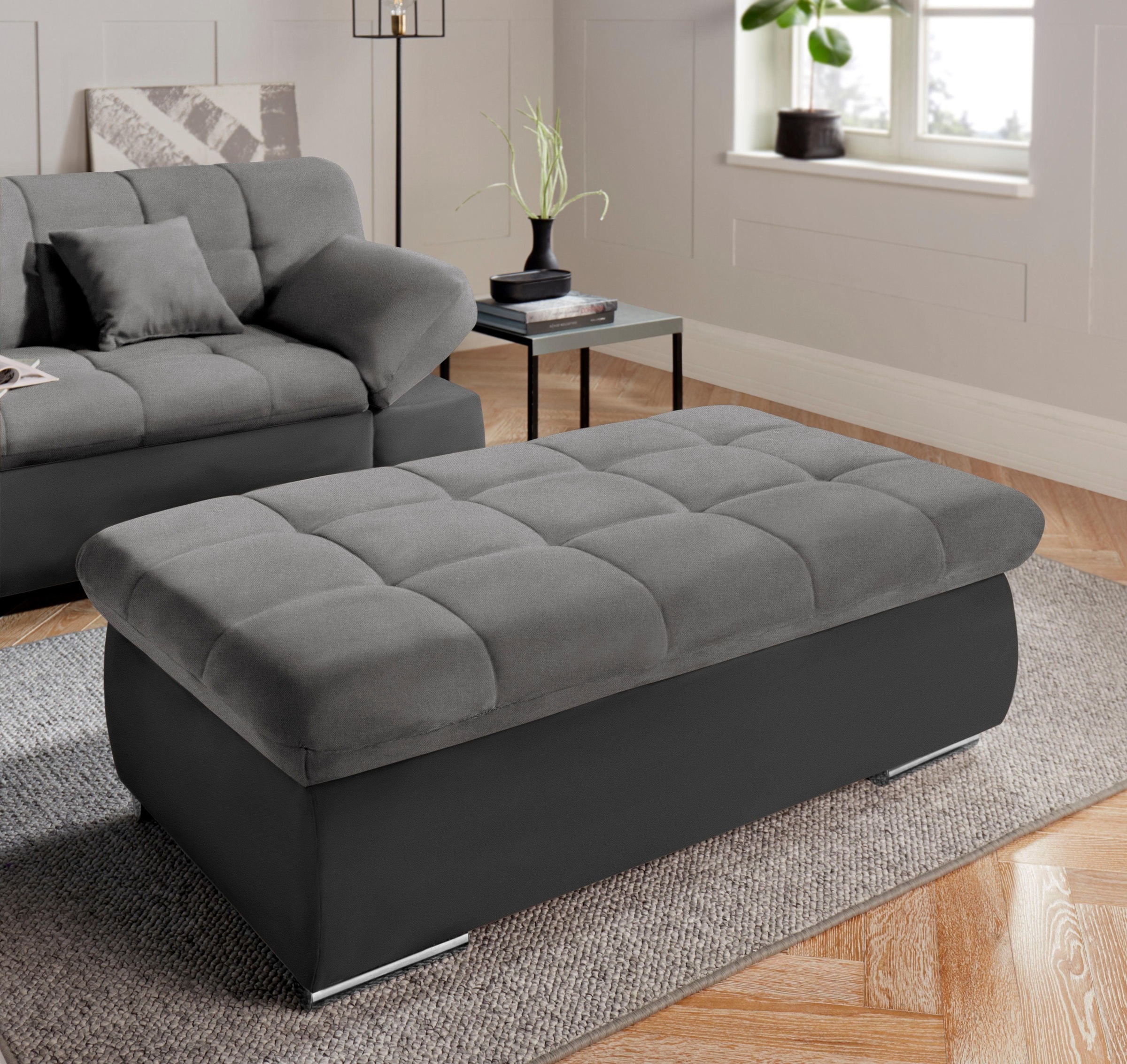 DOMO collection Hocker »Mona«, mit Stauraumfach