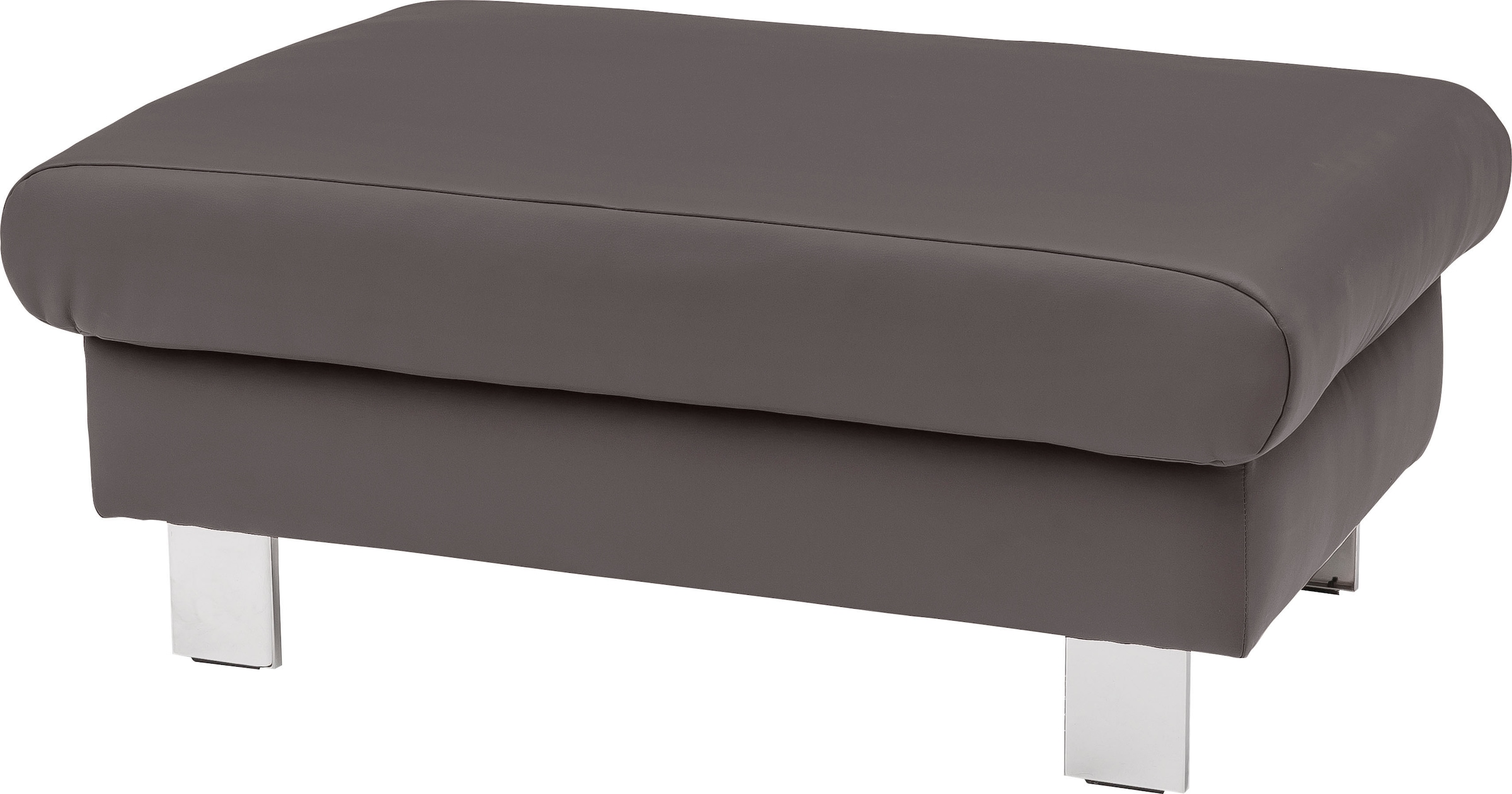 COTTA Polstergarnitur »Komaris L-Form«, (Set), Set bestehend aus: Ecksofa mit Kopfteilverstellung & Hocker