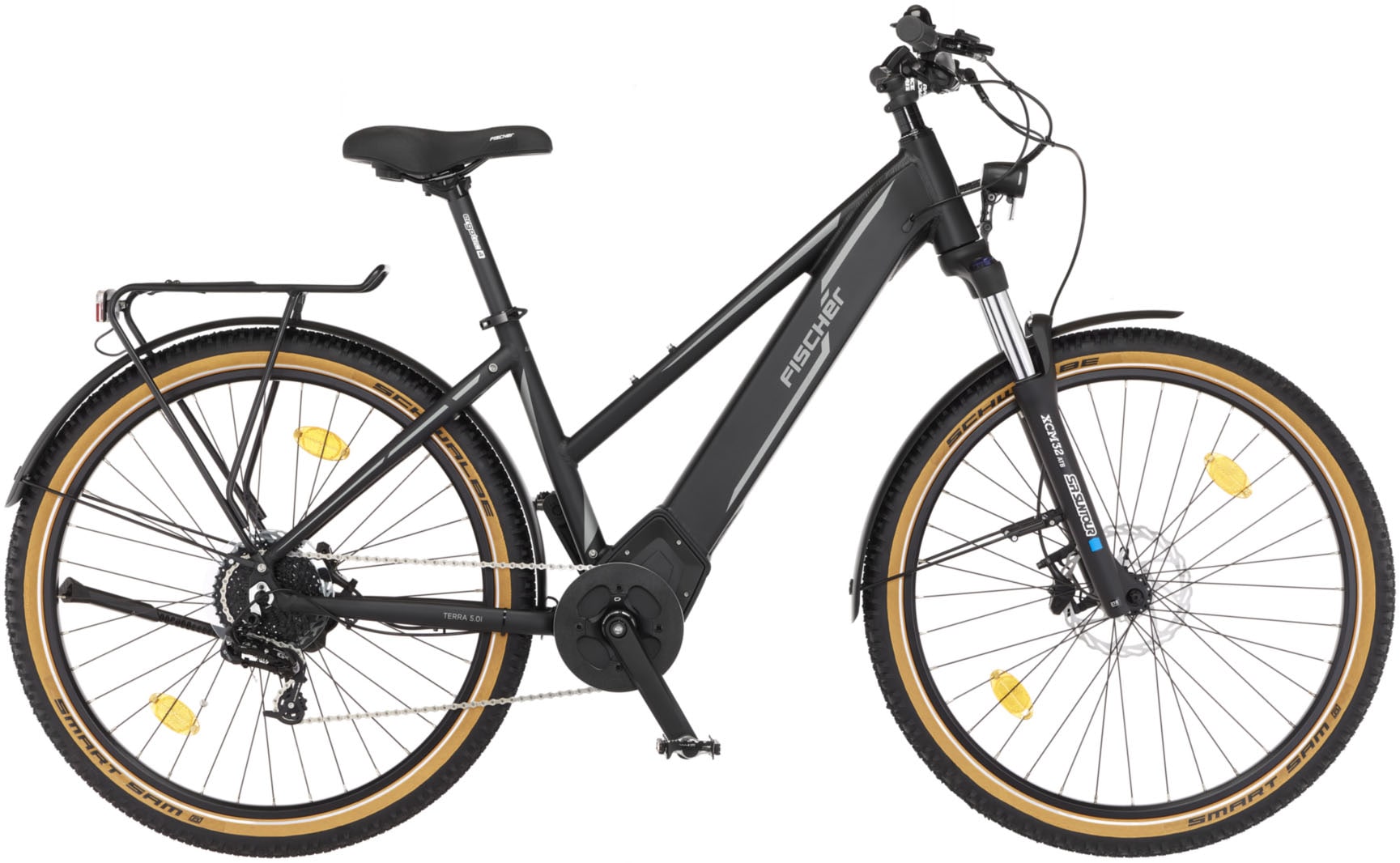 E-Bike »TERRA 5.0i 504 sw«, 10 Gang, Clarks, (mit Akku-Ladegerät-mit Werkzeug),...