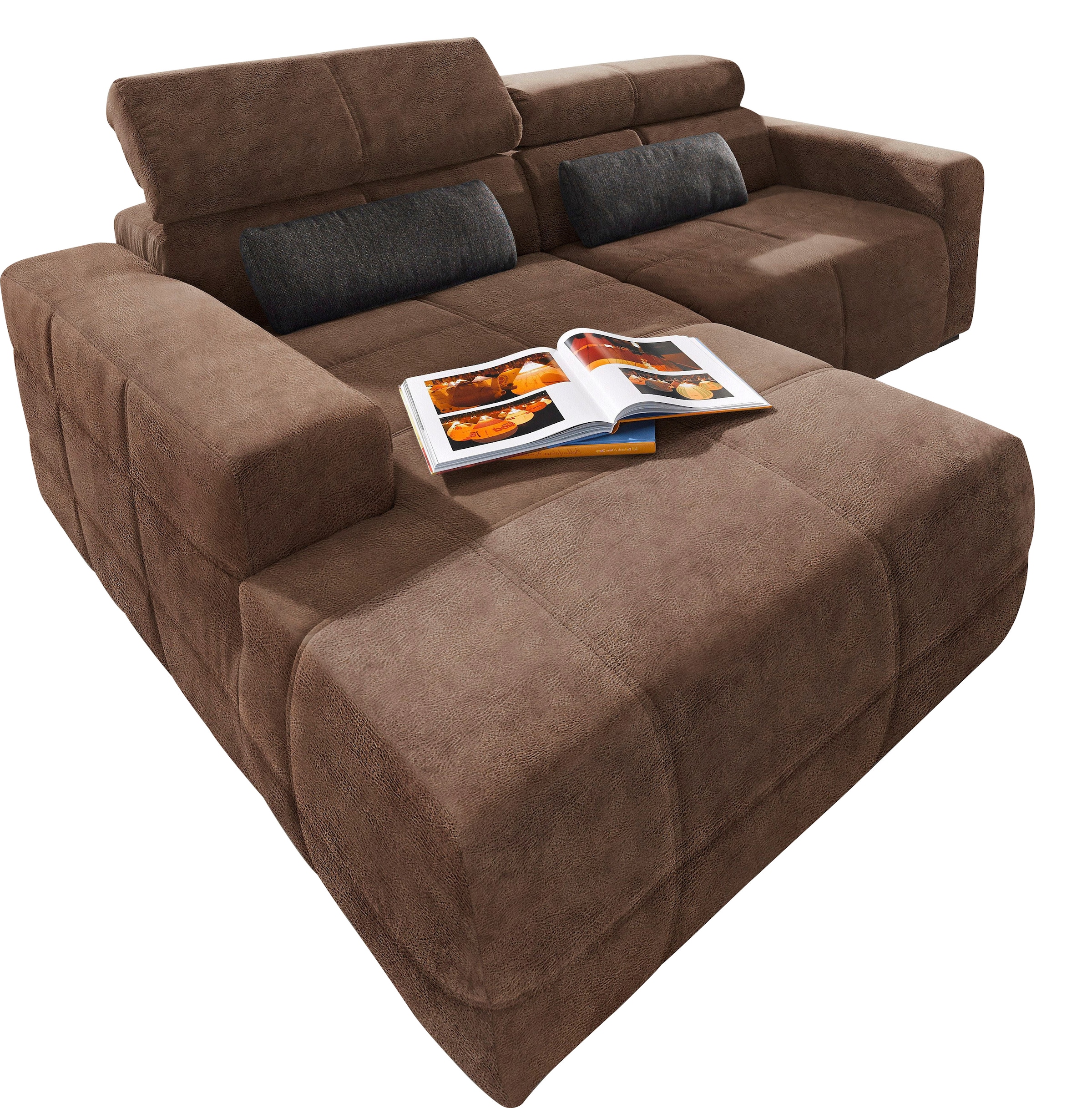 DOMO collection Ecksofa "Brandon kleine Ausführung B/T/H: 214/100/80 cm", M günstig online kaufen