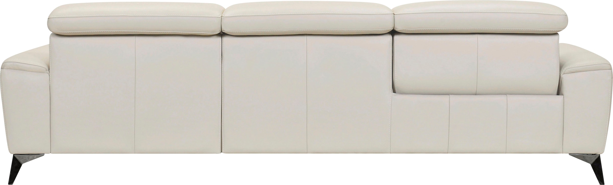 Places of Style Ecksofa »Theron, L-Form, 263 cm,«, elektrische Relaxfunktion, USB-Anschluss, manuelle Kopfteilverstellung